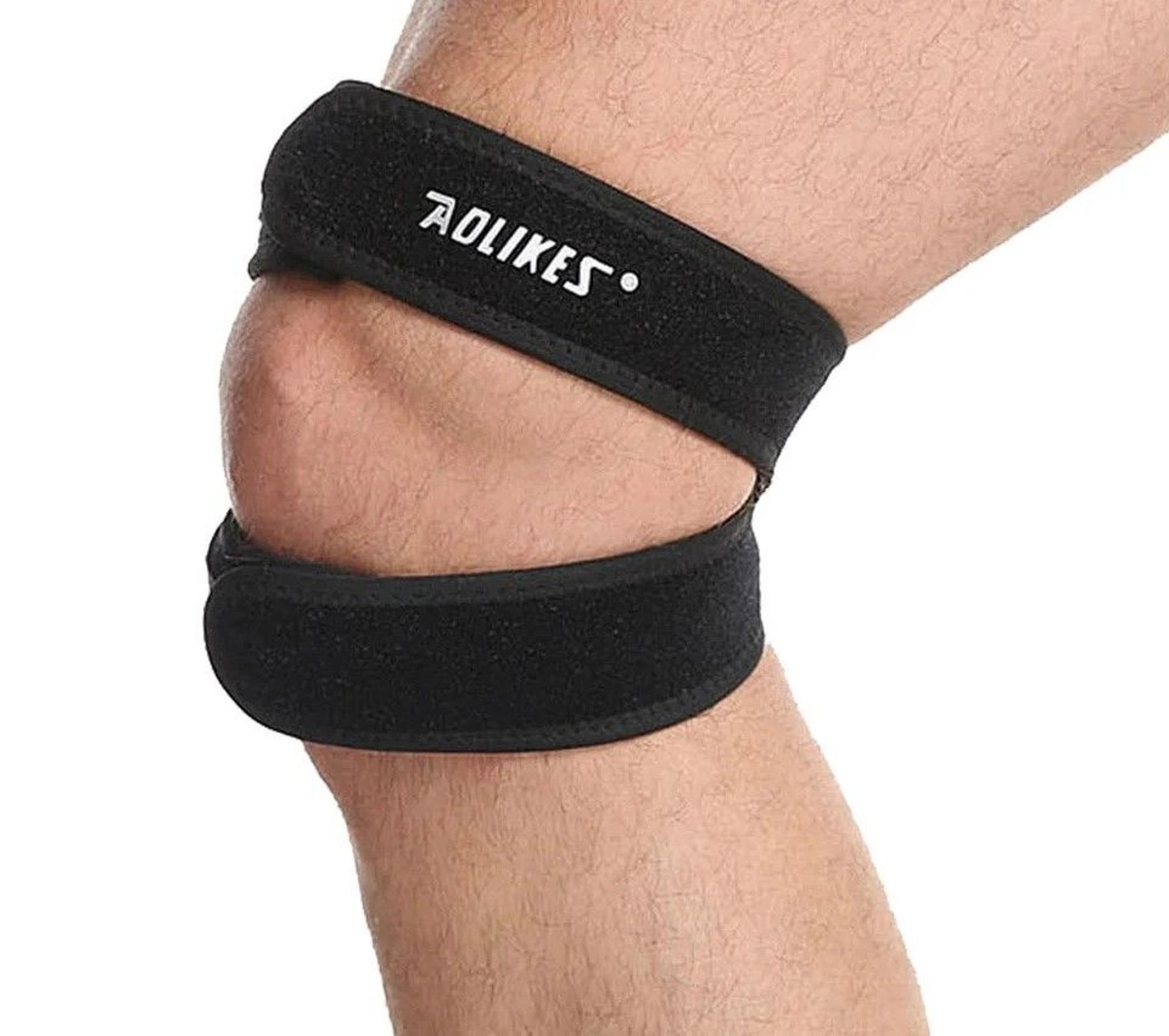 Pressurized Elastic Knee Wrap Sleeve With Open Patella 4
