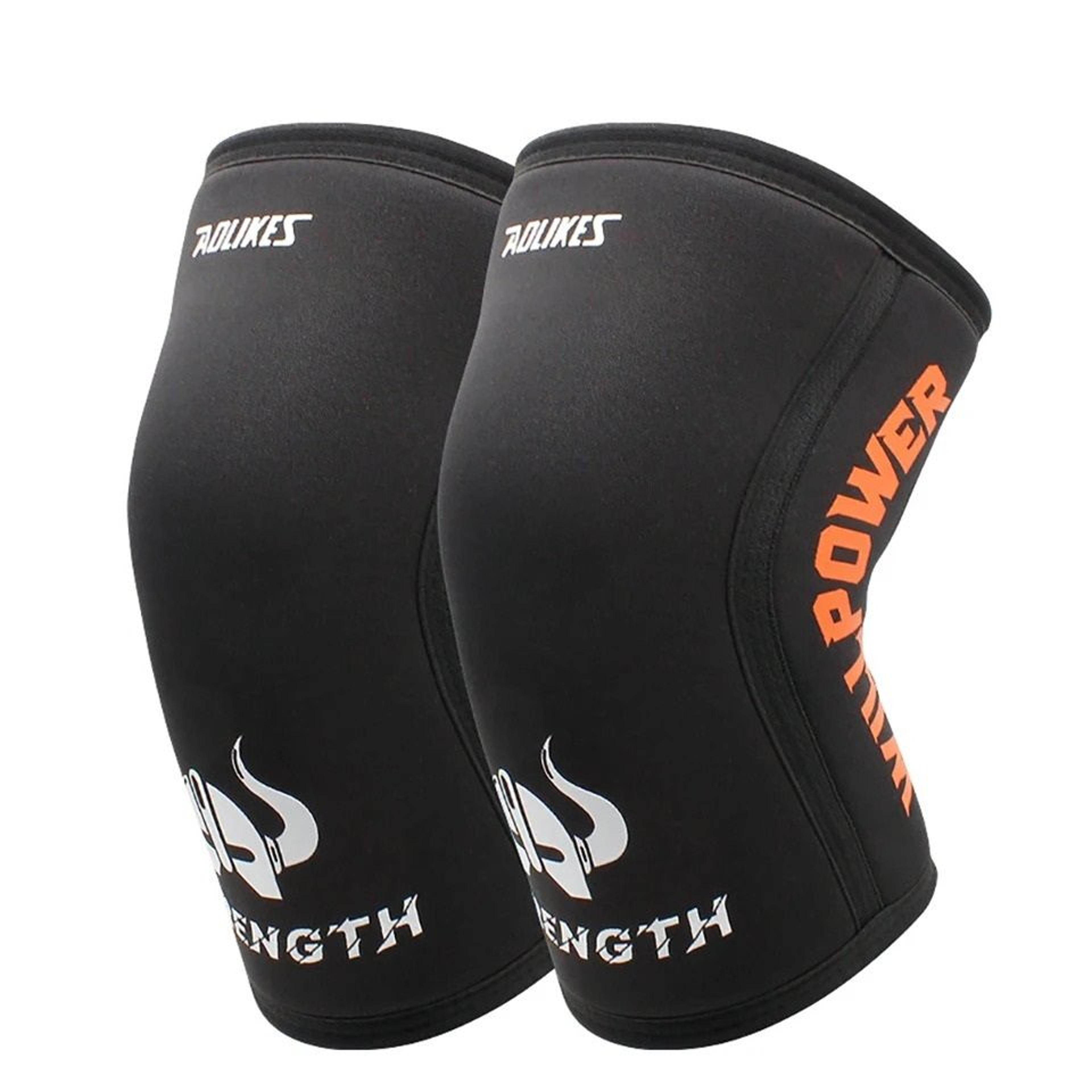 7mm Neoprene Weightlifting  Powerlifting Knee Sleeves 11