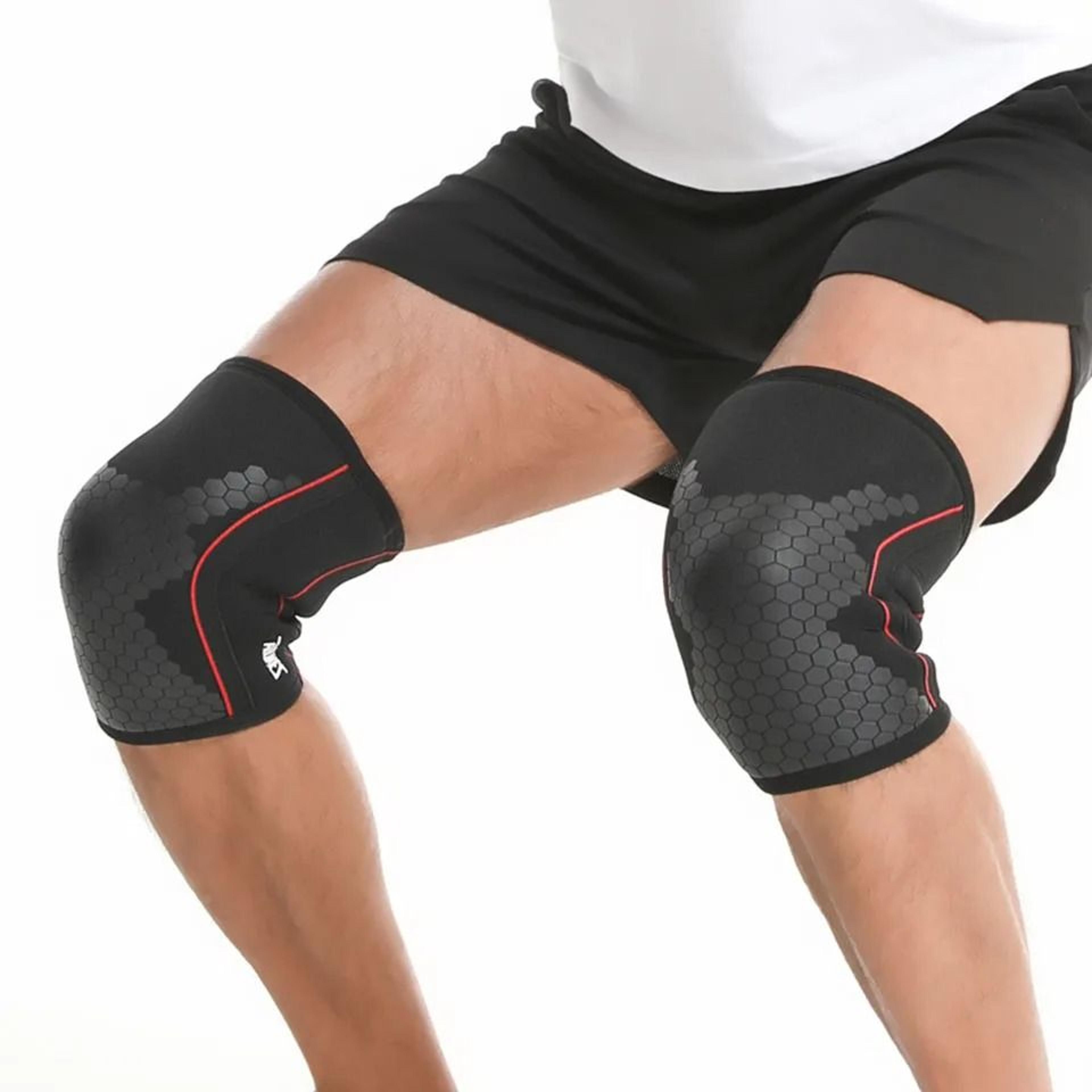 7mm Neoprene Weightlifting  Powerlifting Knee Sleeves 3