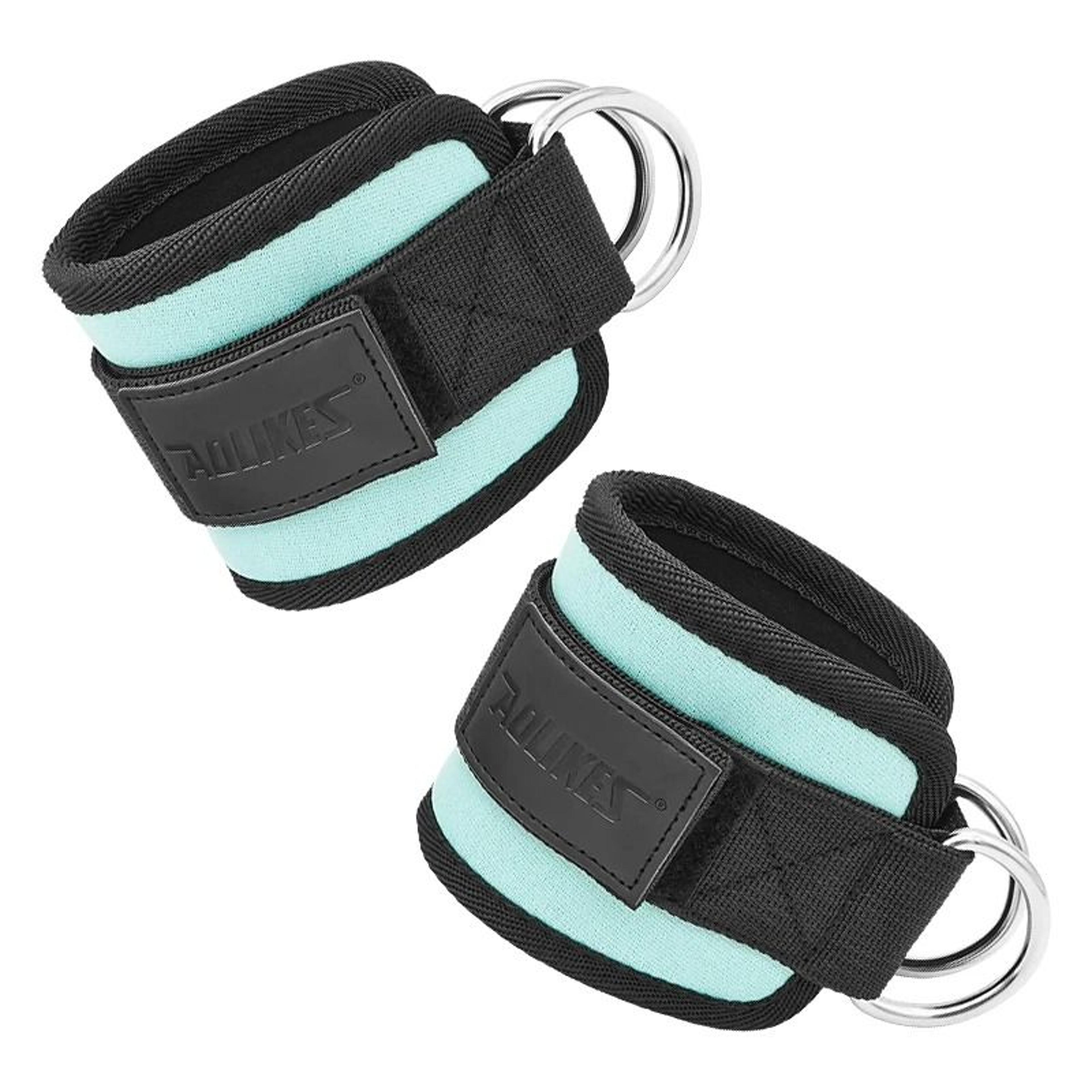 Double DRing Cable Ankle Cuffs For Gym Workouts 10