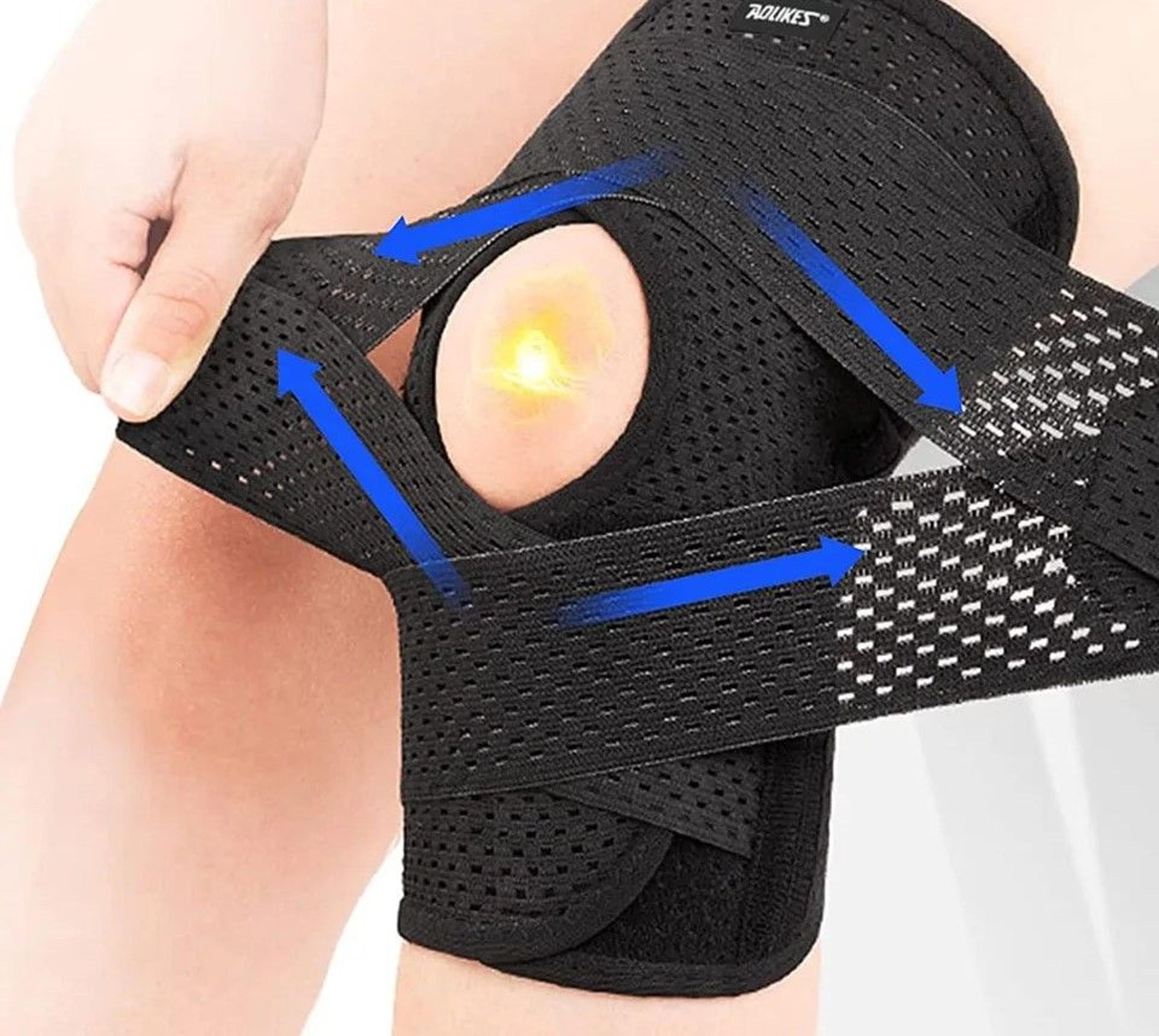 Knee Brace With Side Spring Stabilizers For Meniscus Tears ACLMCL Support And Joint Pain Relief 0