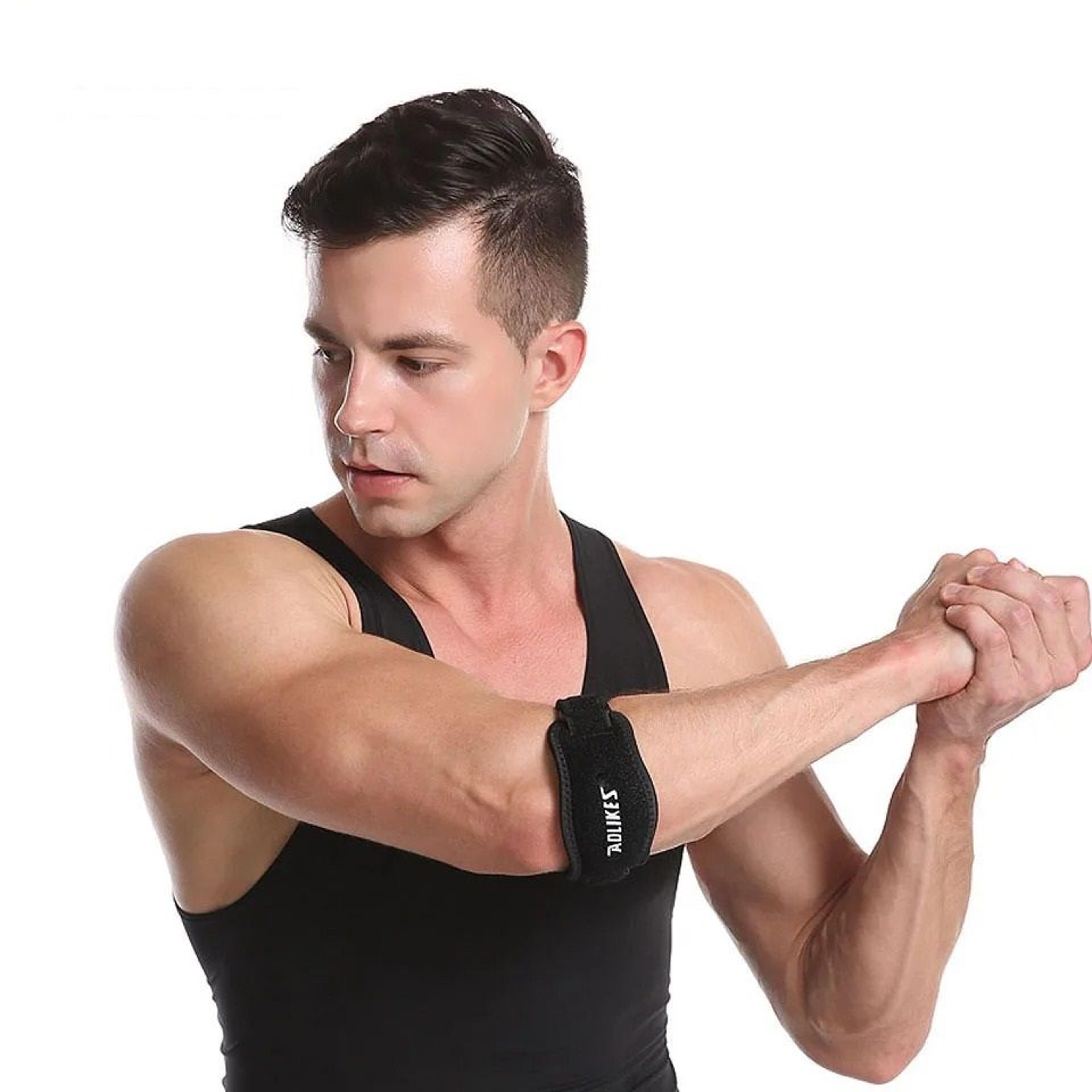 Sports Compression Elbow Strap With Pressure Pad For Tennis  Golfers Elbow 5
