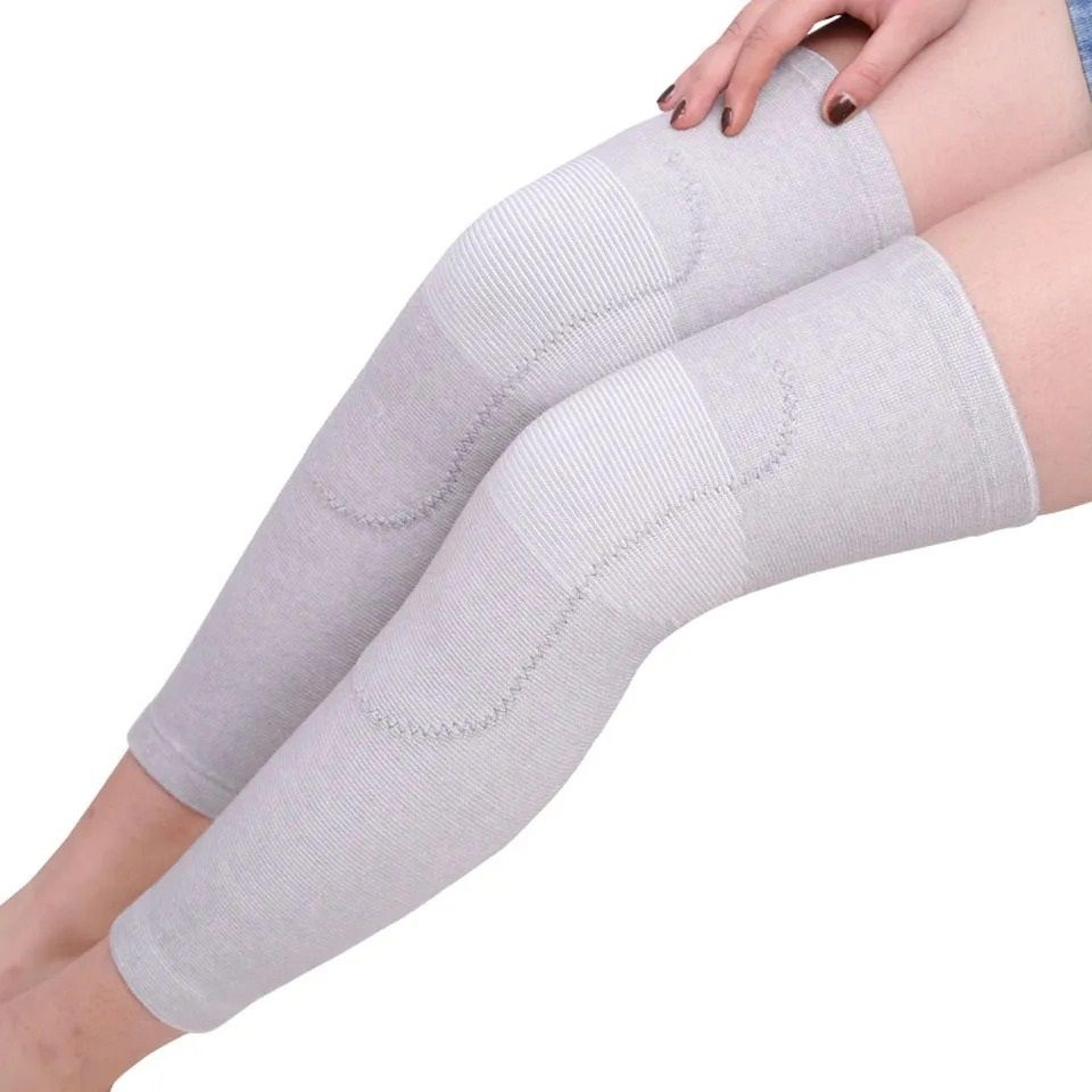 Long Plush Knee  Calf Warmth Sleeves For Arthritis  Joint Relief 4