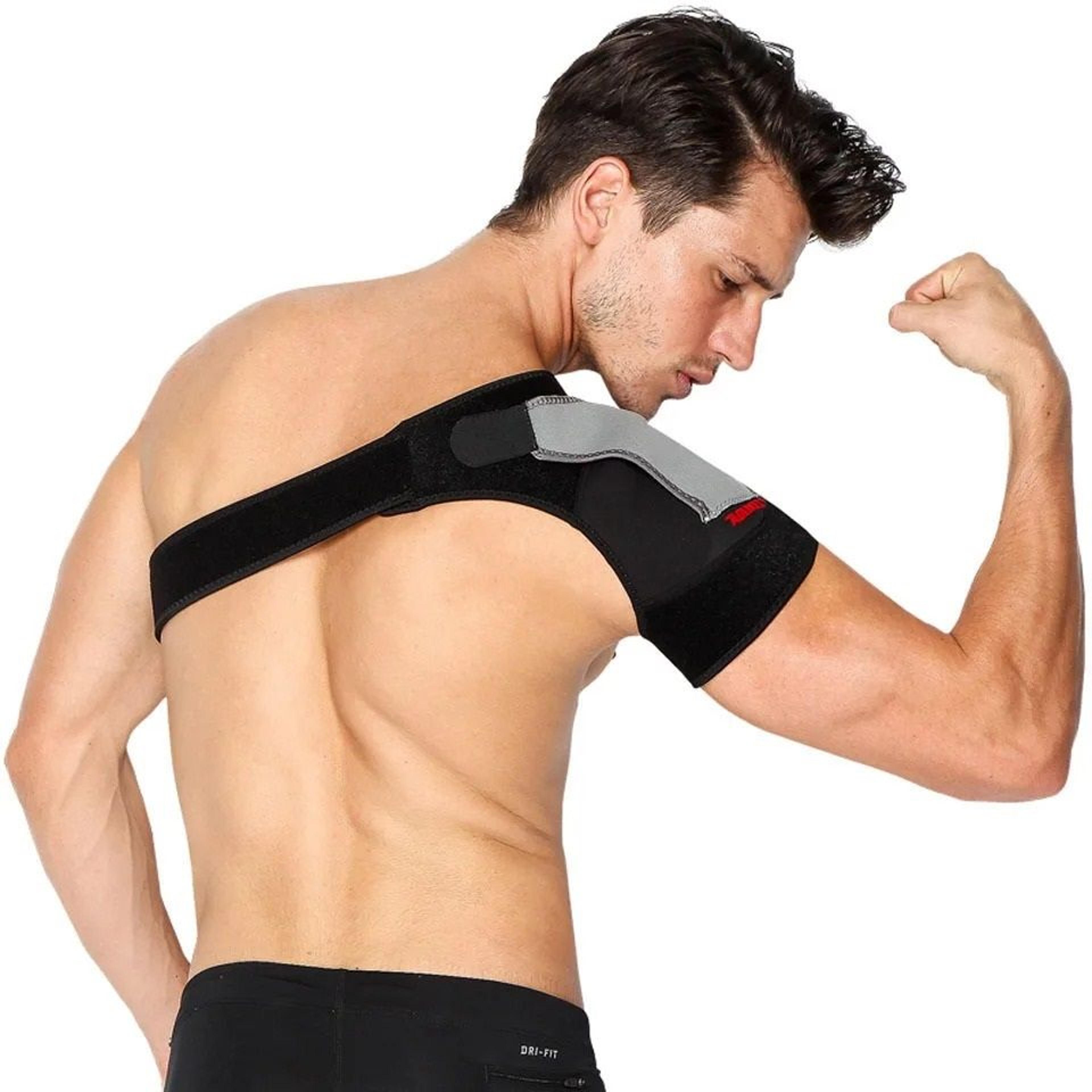 Shoulder Stability Brace With Adjustable Compression Pressure Pad 4