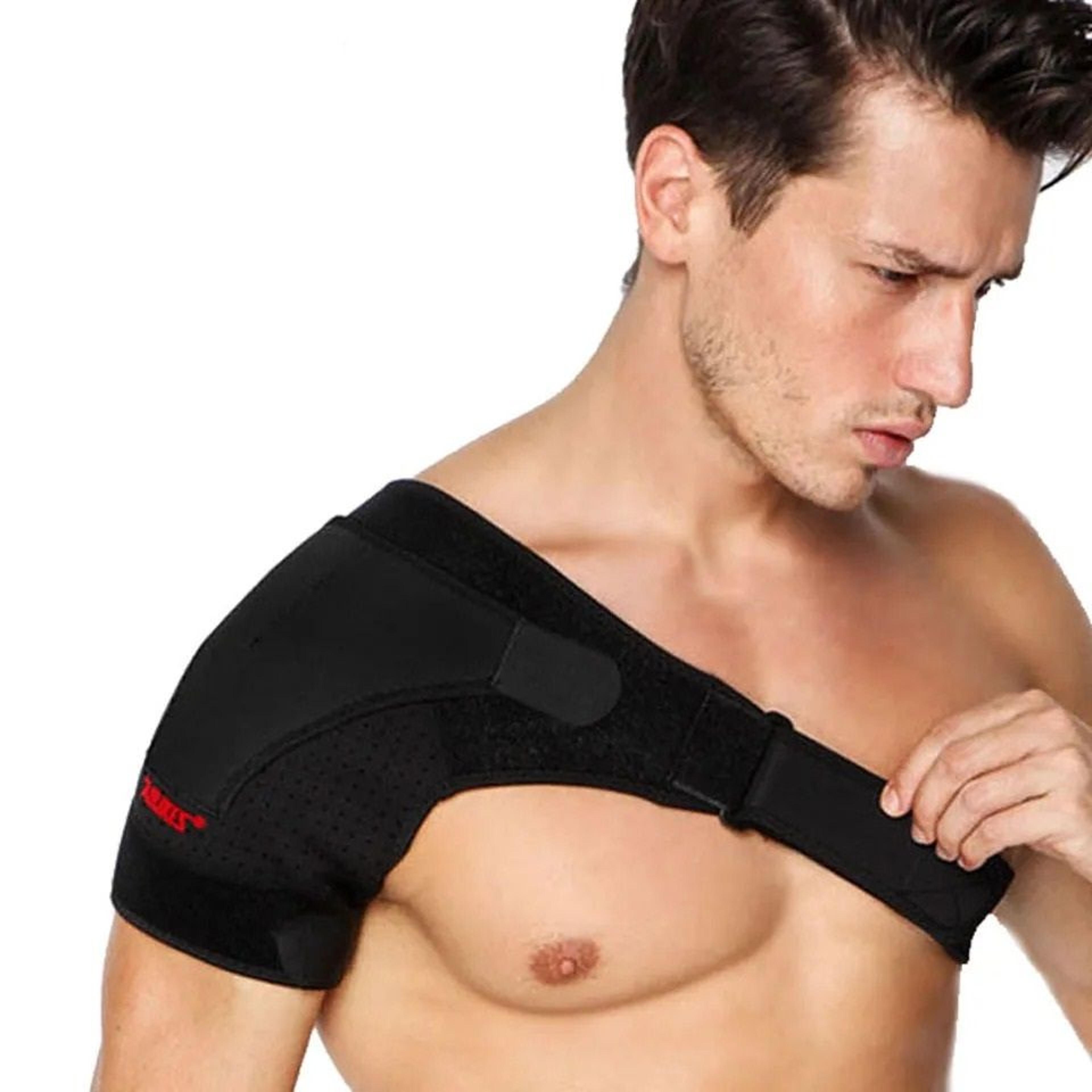 Shoulder Stability Brace With Adjustable Compression Pressure Pad 6
