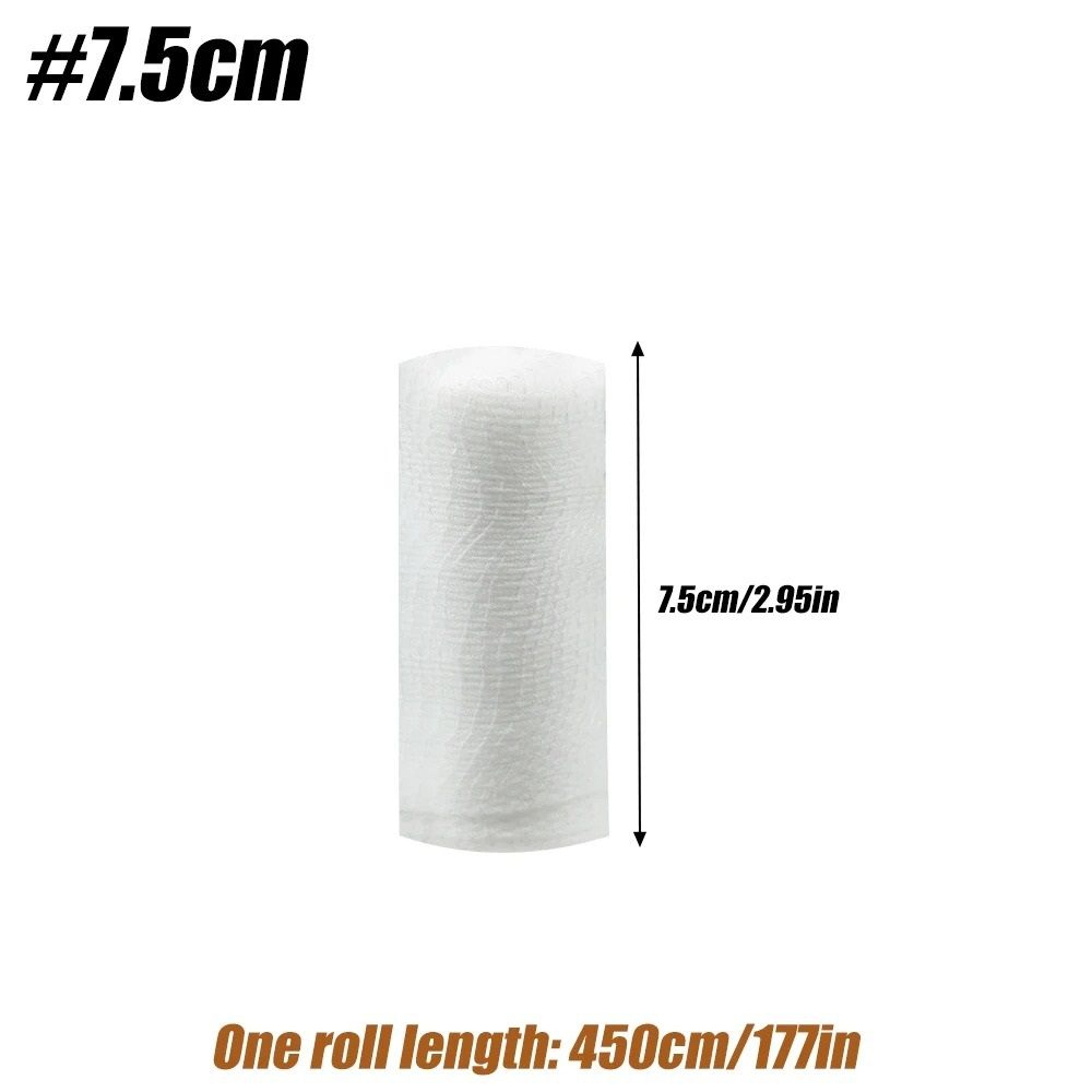 10 Rolls Gauze Bandage Roll With Tape Set For Medical  First Aid Care 8