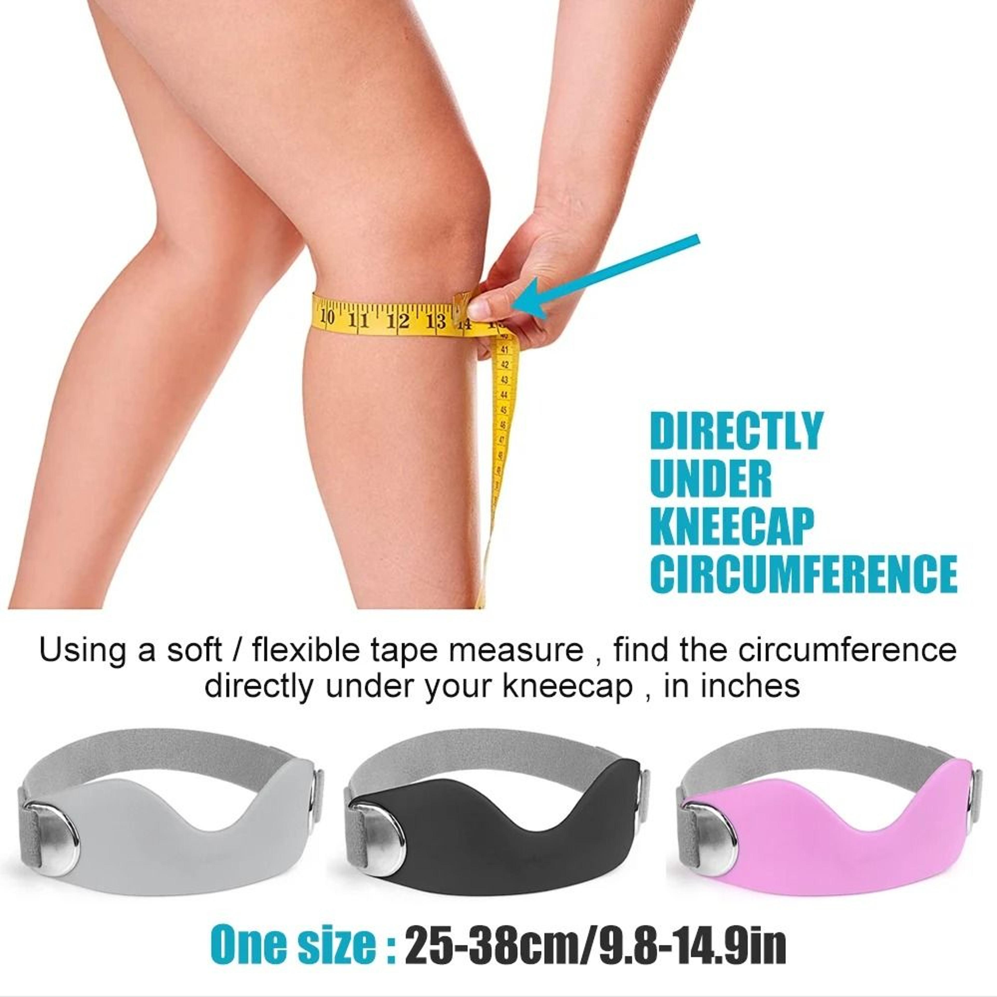 2Pack Adjustable Silicone Patellar Tendon Support Straps For Jumpers Knee  Pain Relief 5