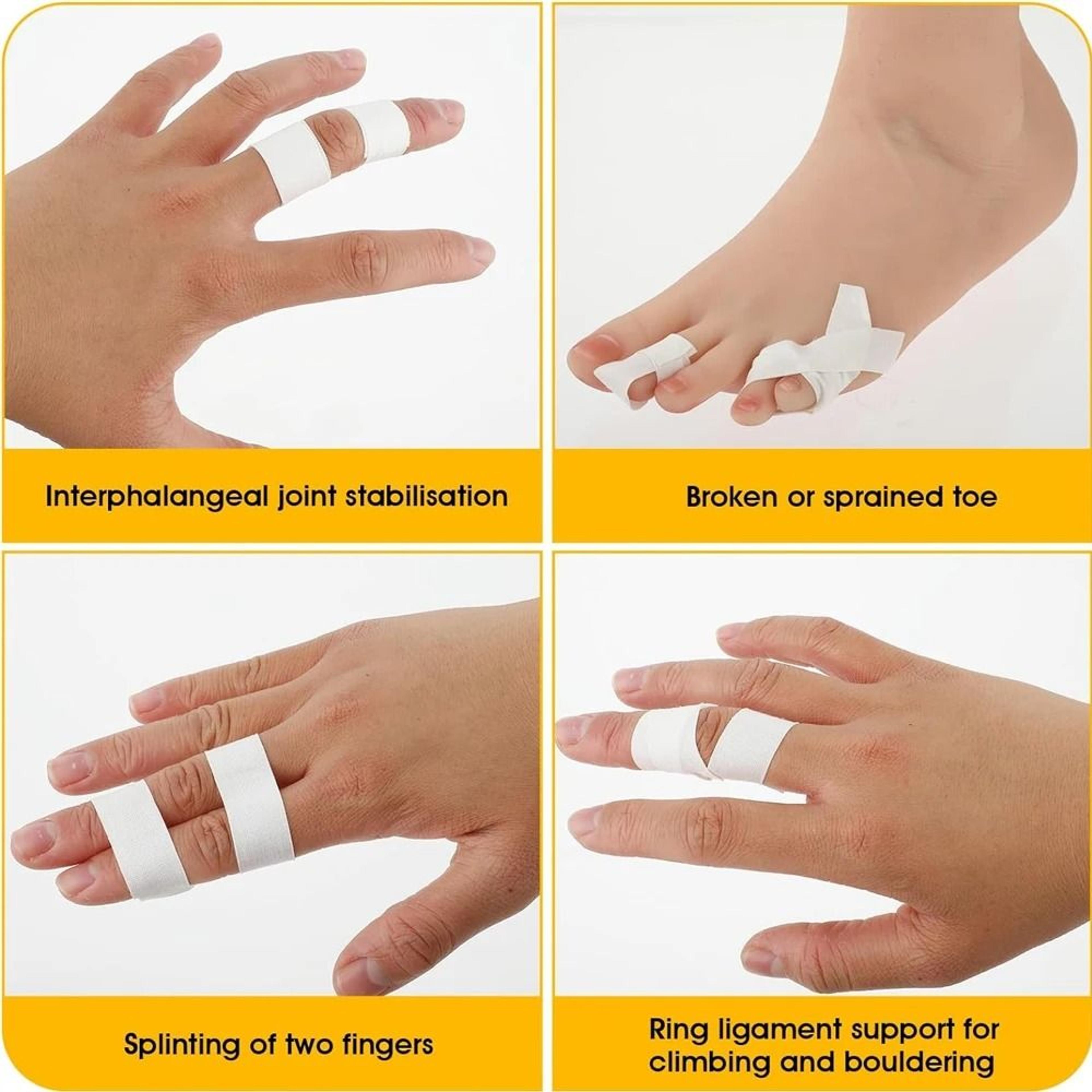 4Roll Breathable Athletic Finger Wrap Tape Set 2
