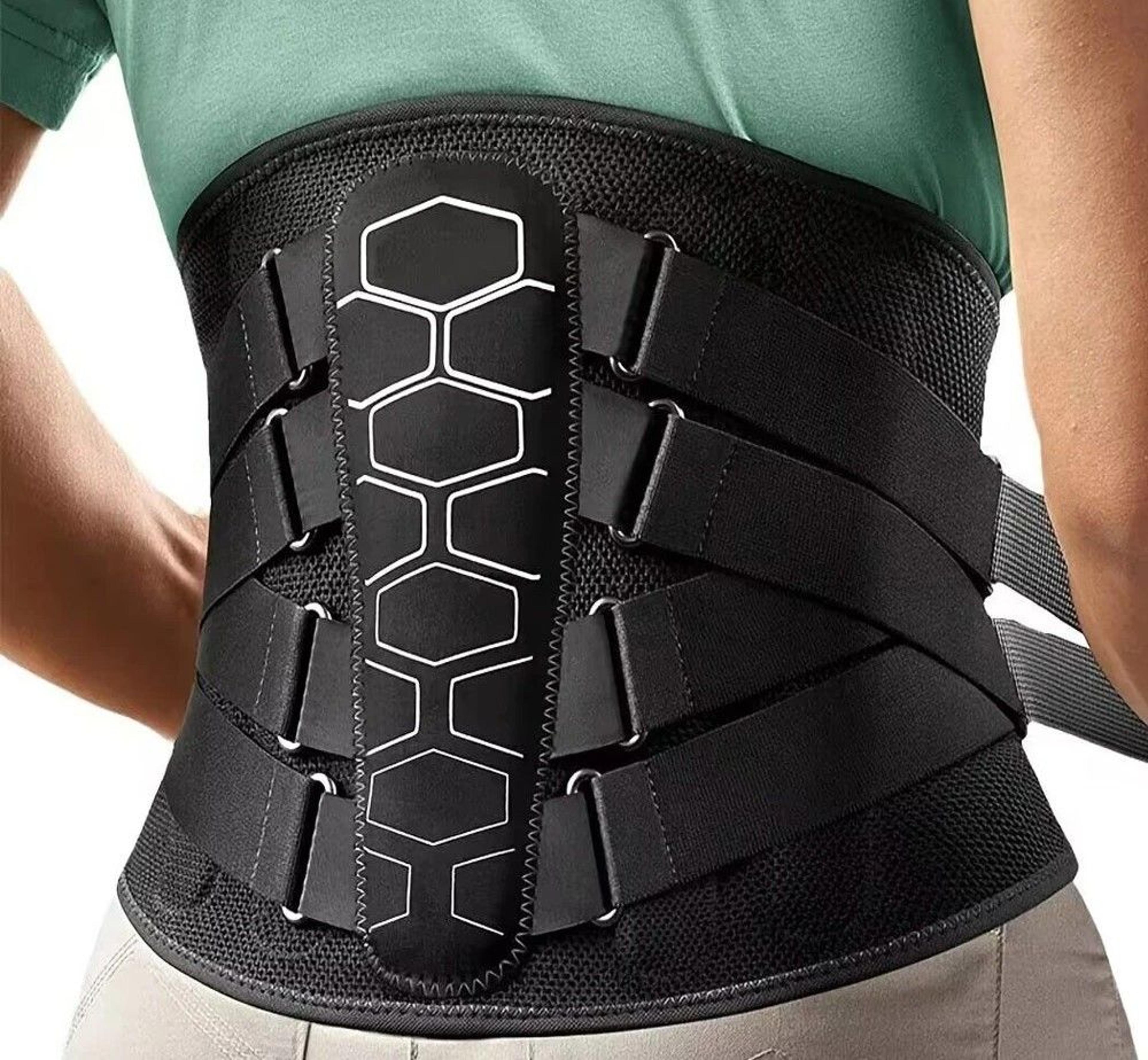 Ergonomic Back Brace With Comfortable 3D Lumbar Pad For Lower Back Pain  Sciatica 0