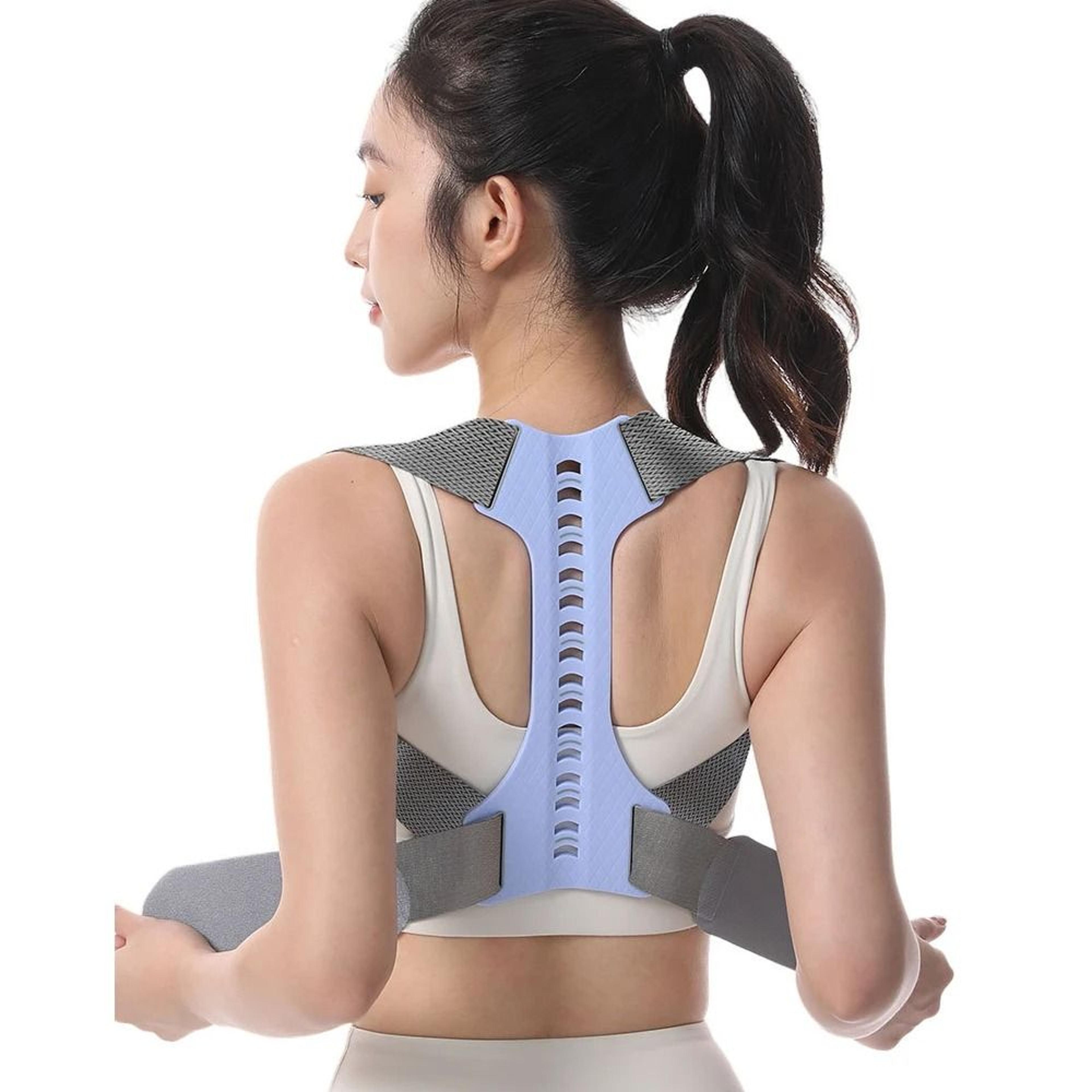 Adjustable Upper Back Posture Corrector  Shoulder Support Brace 6