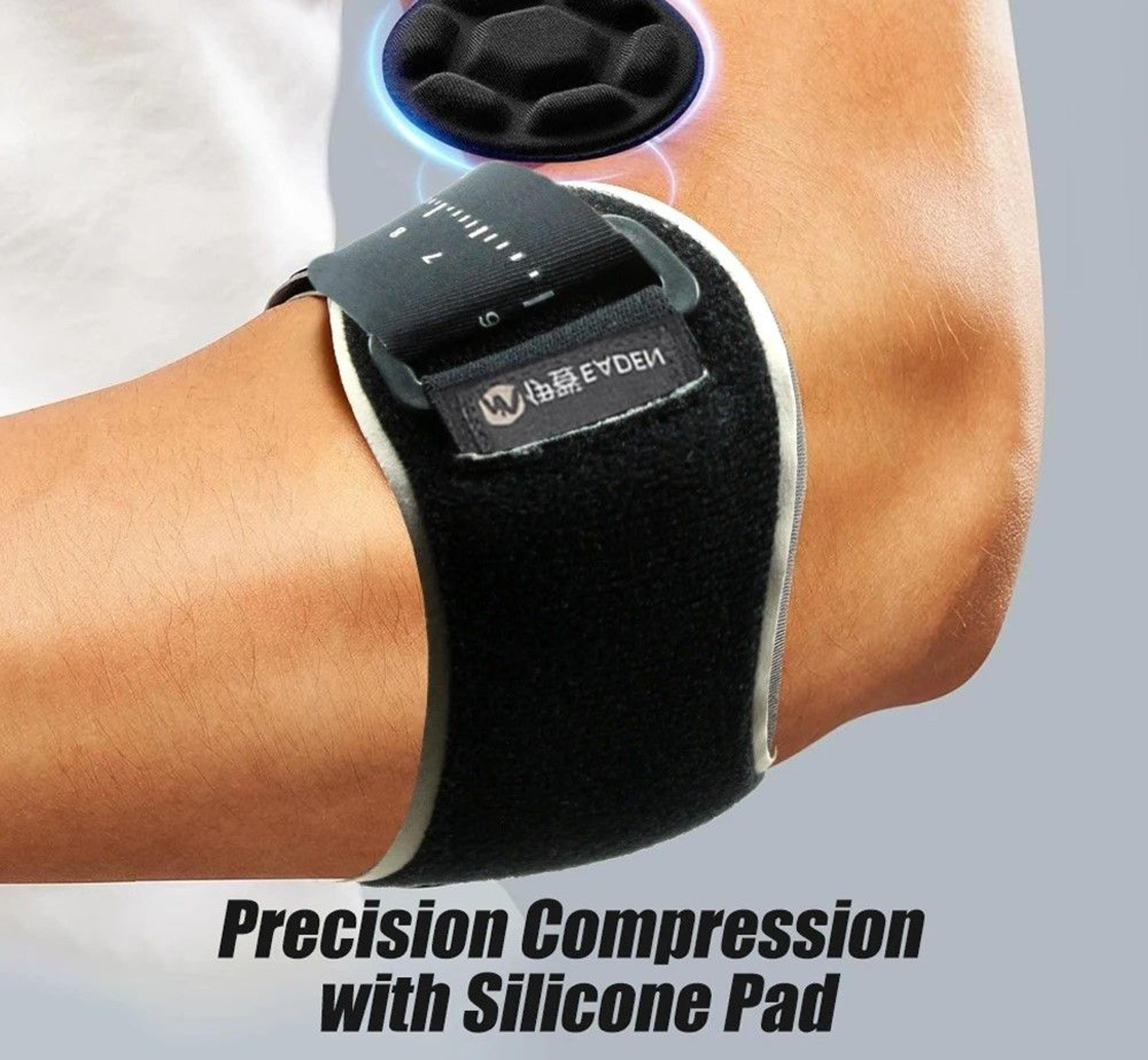 1 Piece Adjustable Tennis Elbow Brace With Removable Compression Pad 1