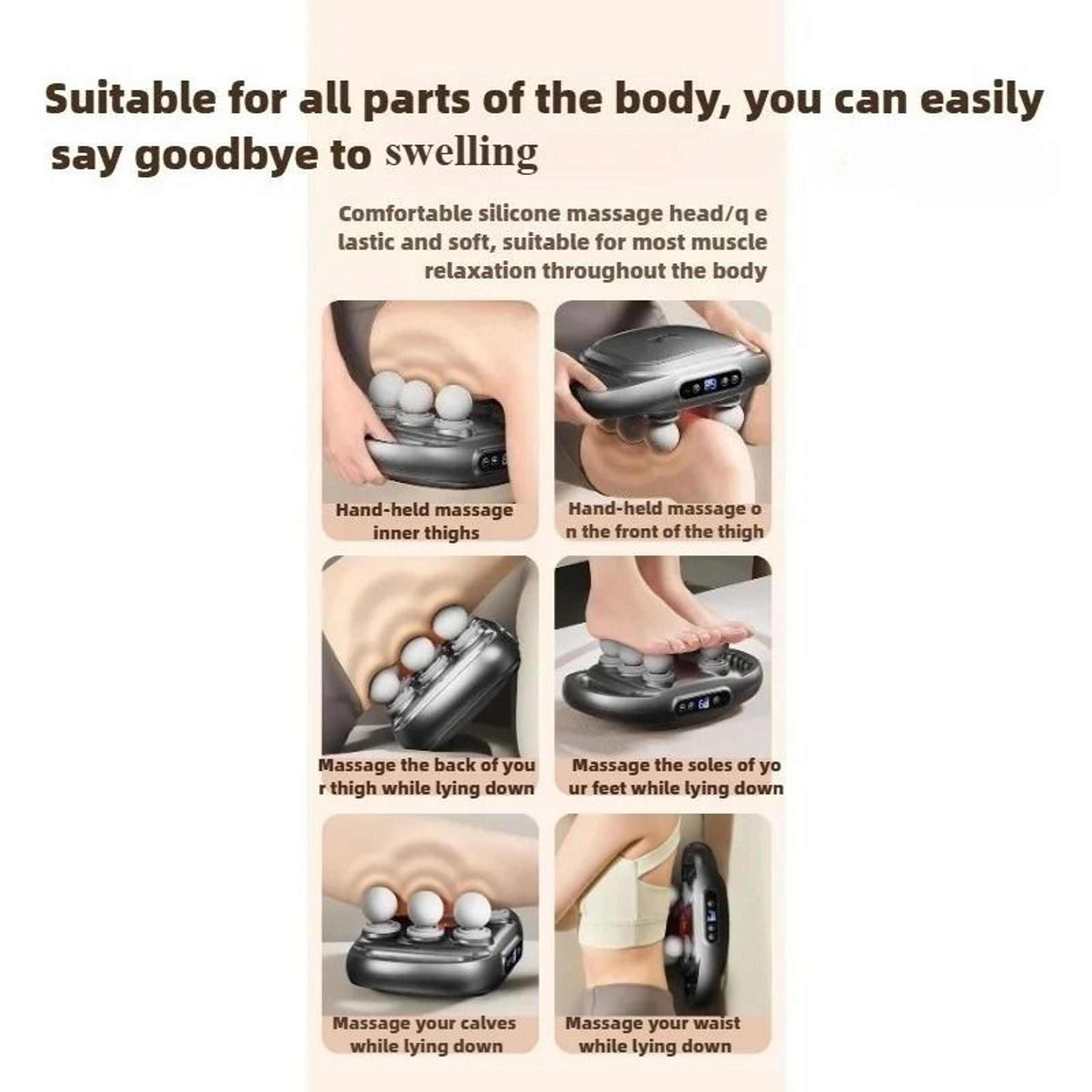 12Head Deep Tissue Fascia Massage Gun With HighFrequency Wireless Percussive Vibration 4