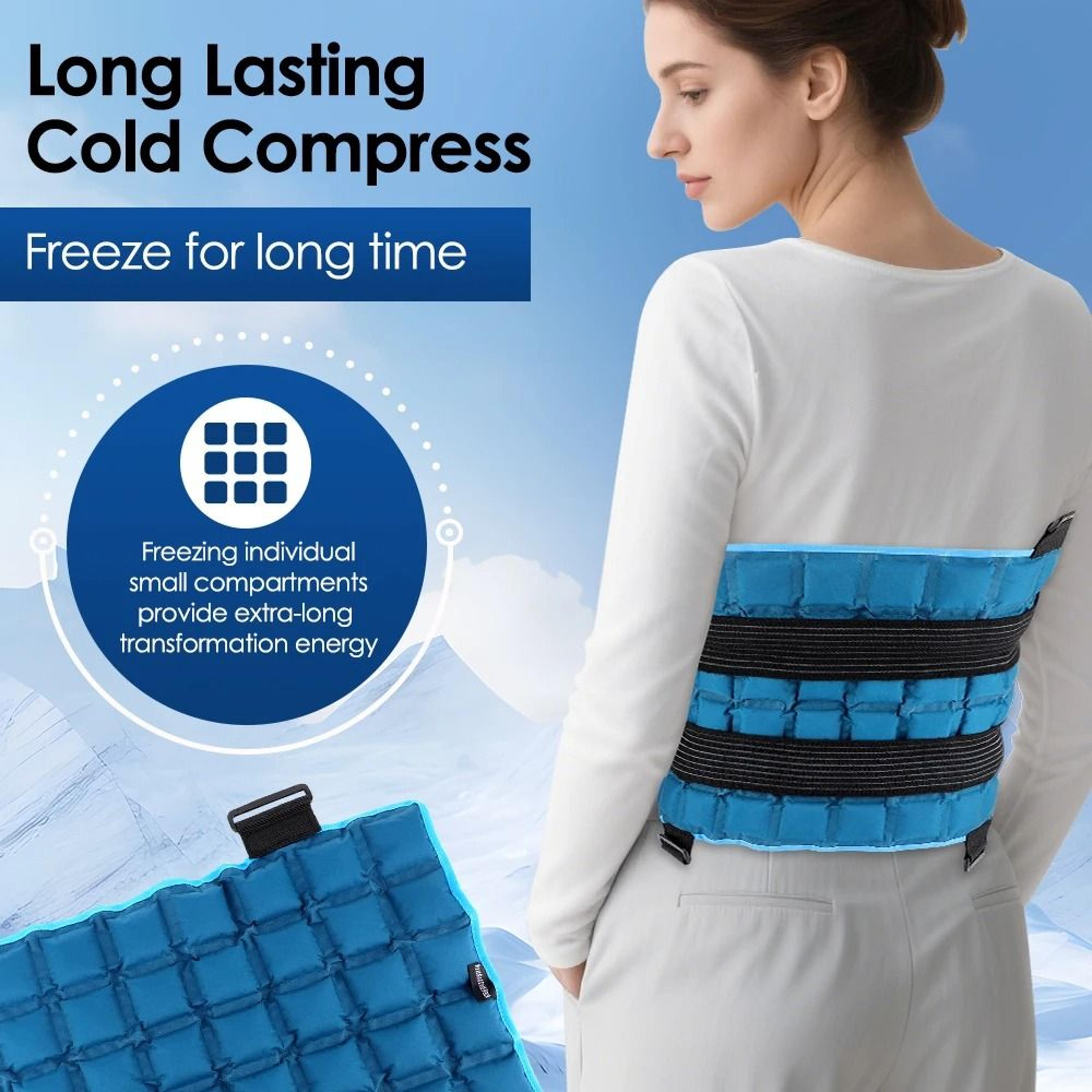 Reusable Hot And Cold Gel Compress Pack For Knee Back And Joint Recovery 2