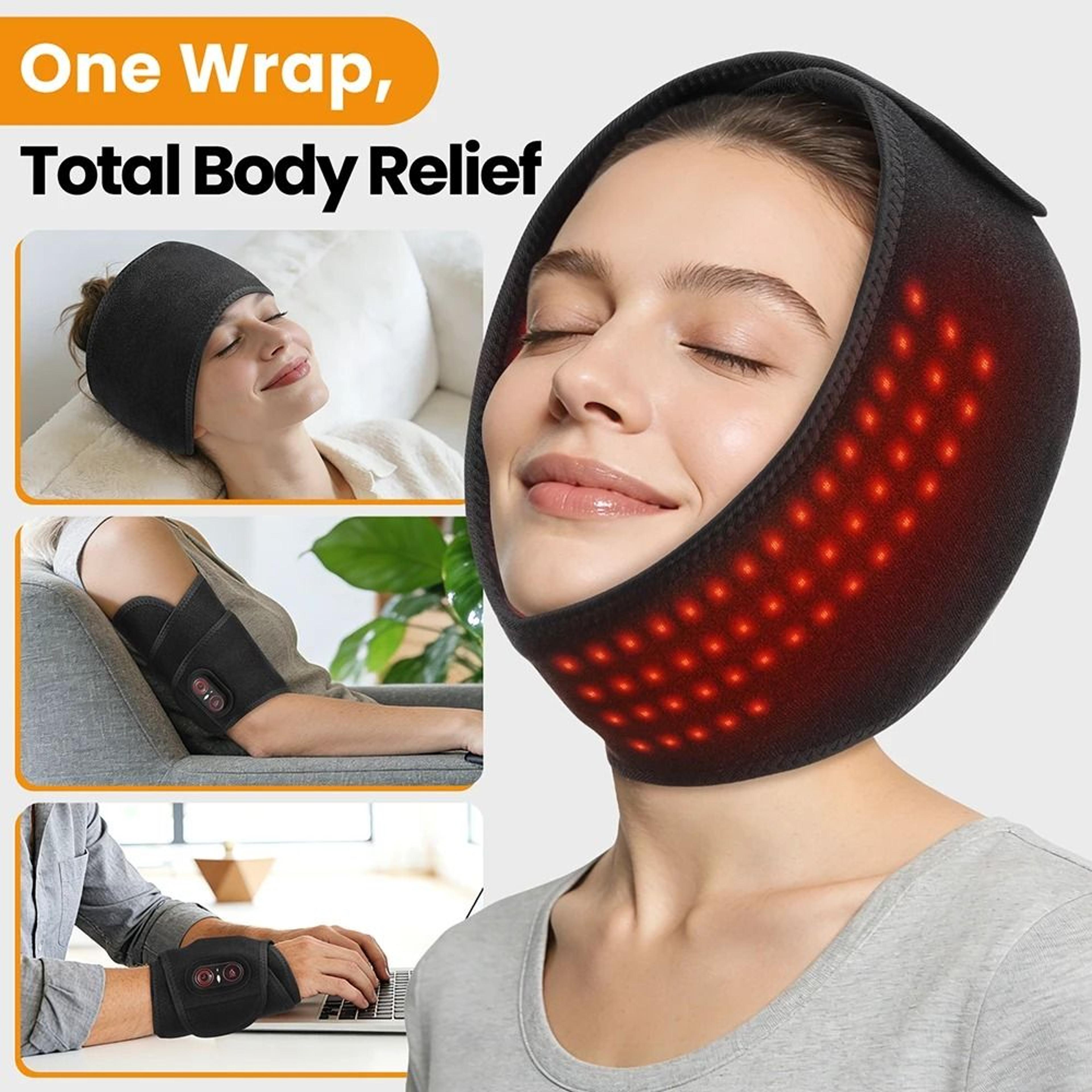 660nm LED Face And Body Mask With 100 LEDs Wireless 5000mAh Battery And Large 327Inch Panel 2