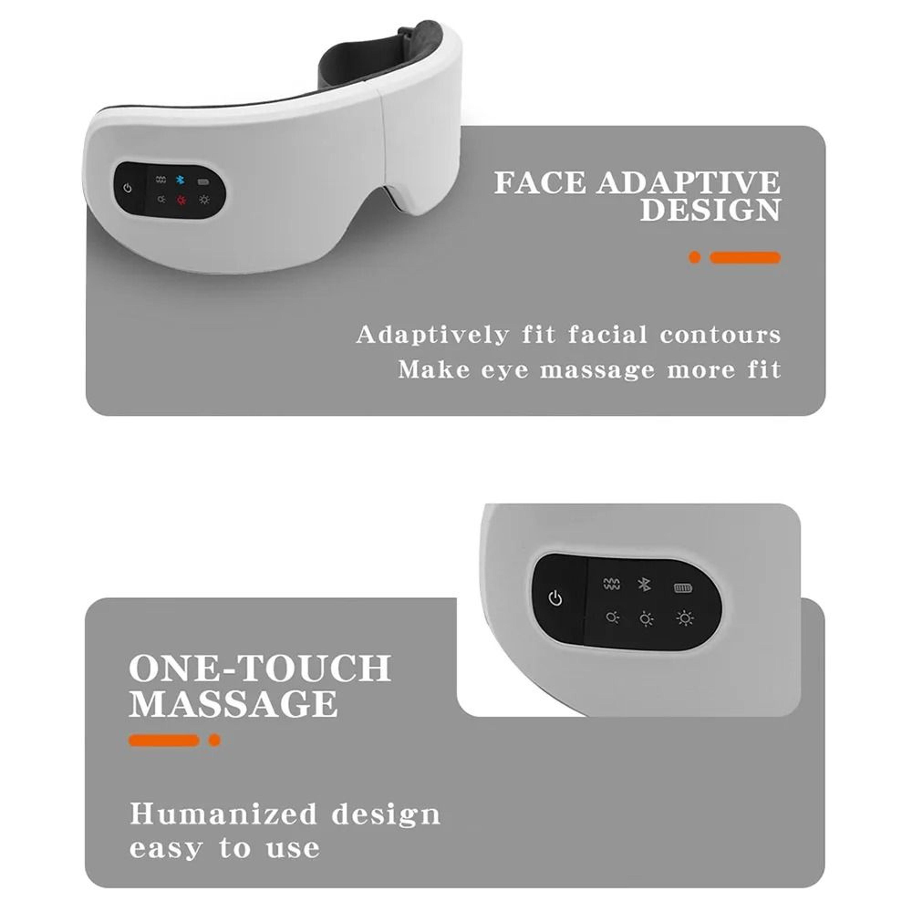Smart Eye Massager With Heat Vibration And Music For Fatigue Relief And Sleep 5