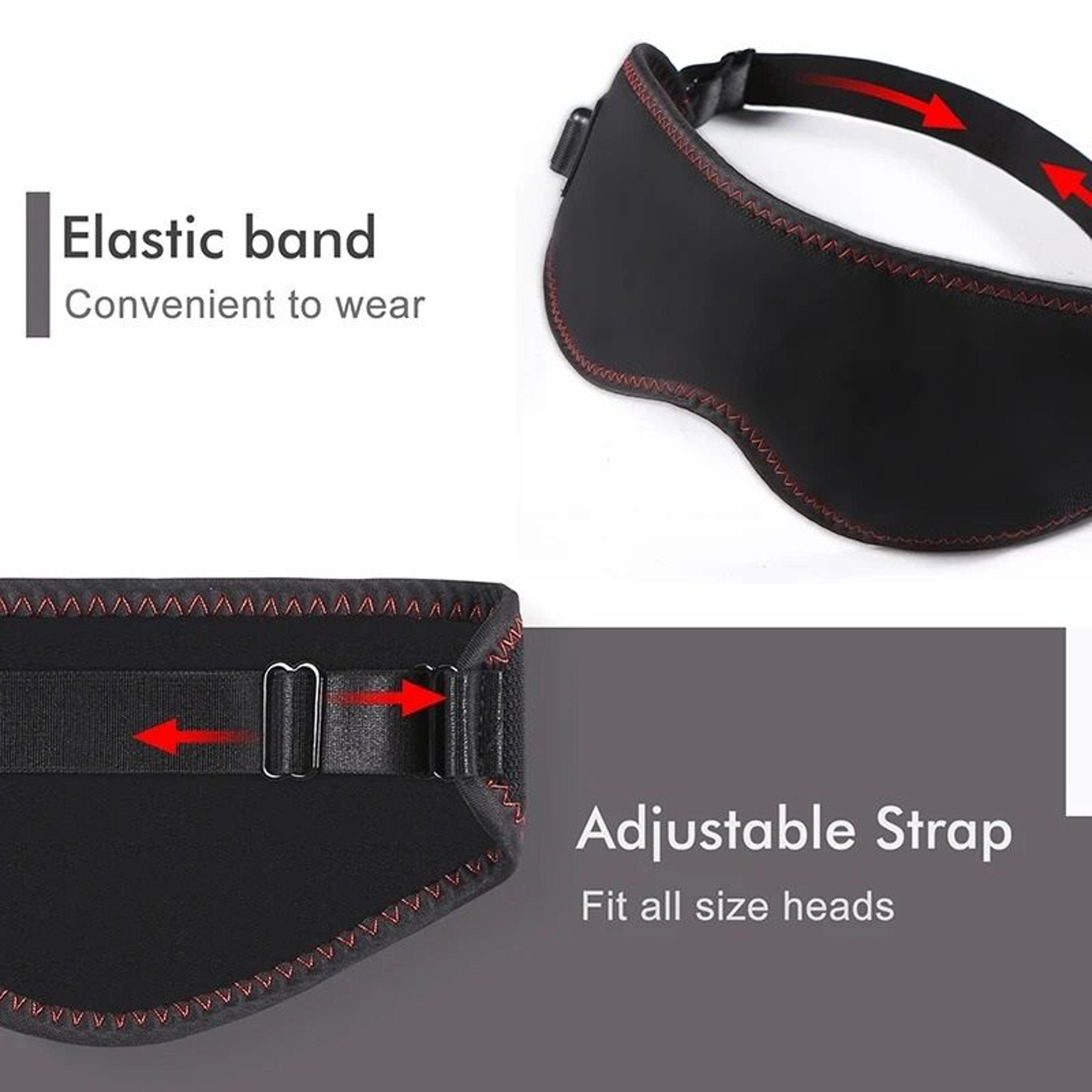 Heating Massage Eye Mask  3 Temperature Levels Electric Hot Compress Pad Wrap For Dry Eyes Relief   4