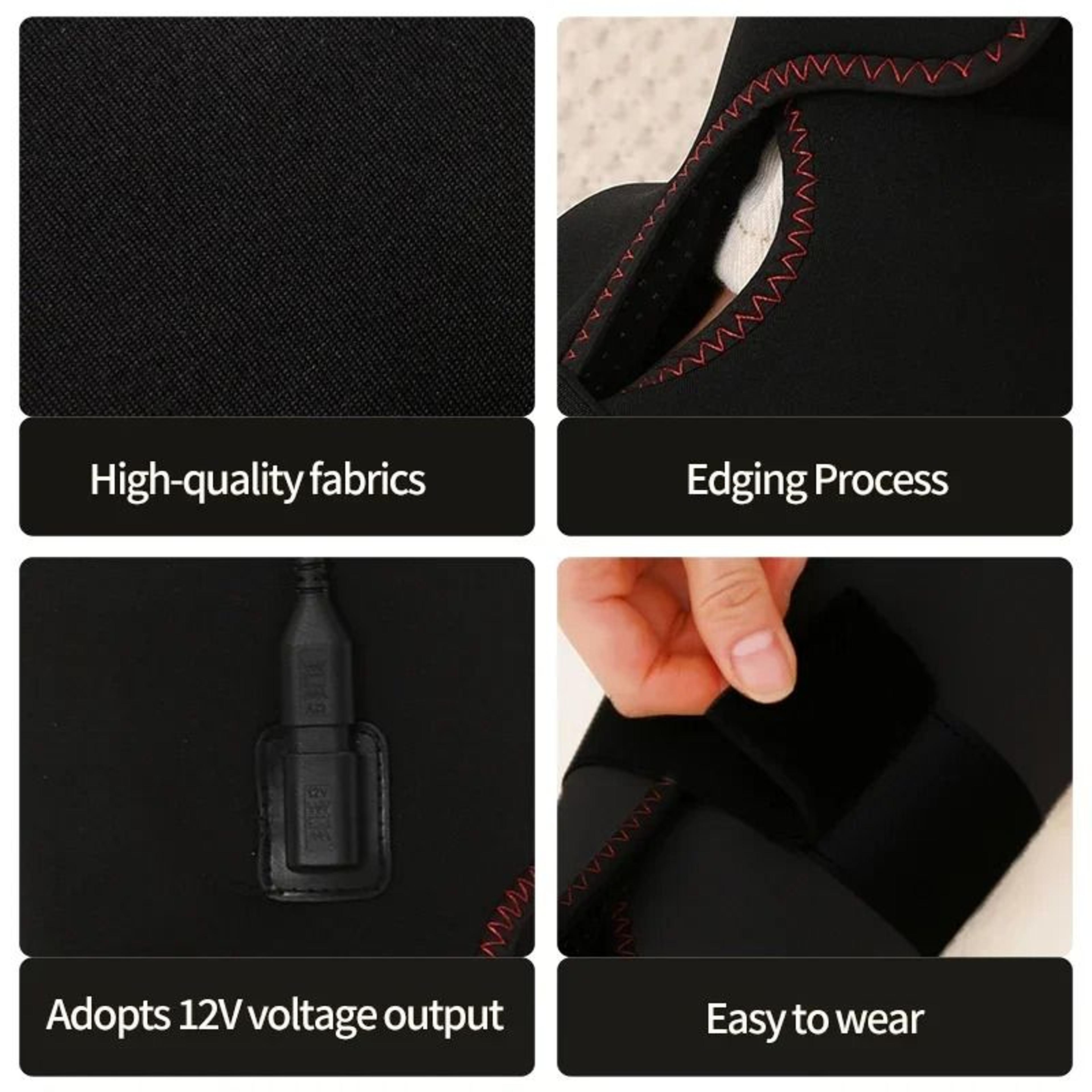 Electric Heated Foot Wrap  DeepPenetrating Heating Pad With Vibration Massager For Foot Ankle  Heel 3