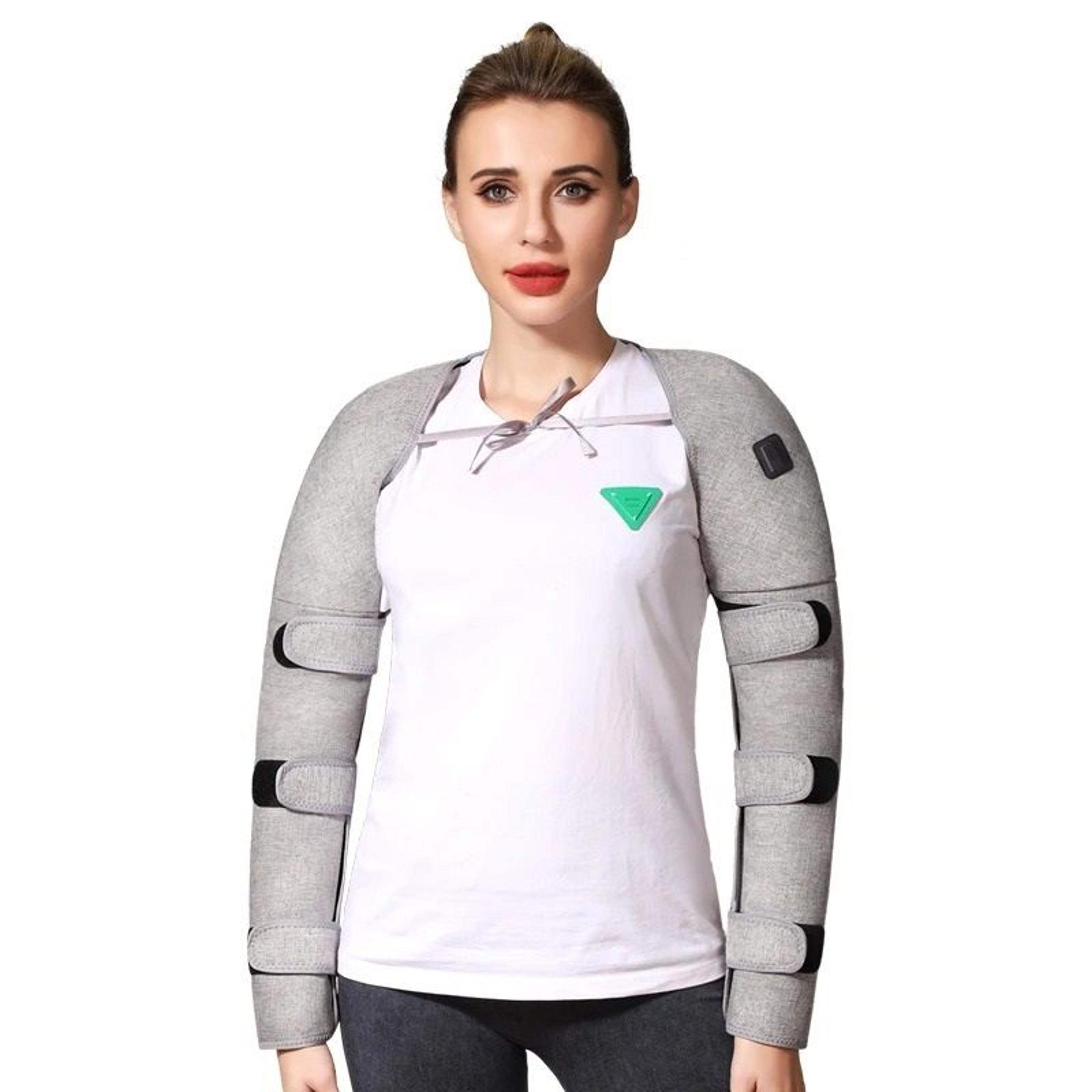 Red Light Heating Shoulder  Arm Pad  Vibration Massager Heated Support Wrap For Tendonitis Arthriti 4