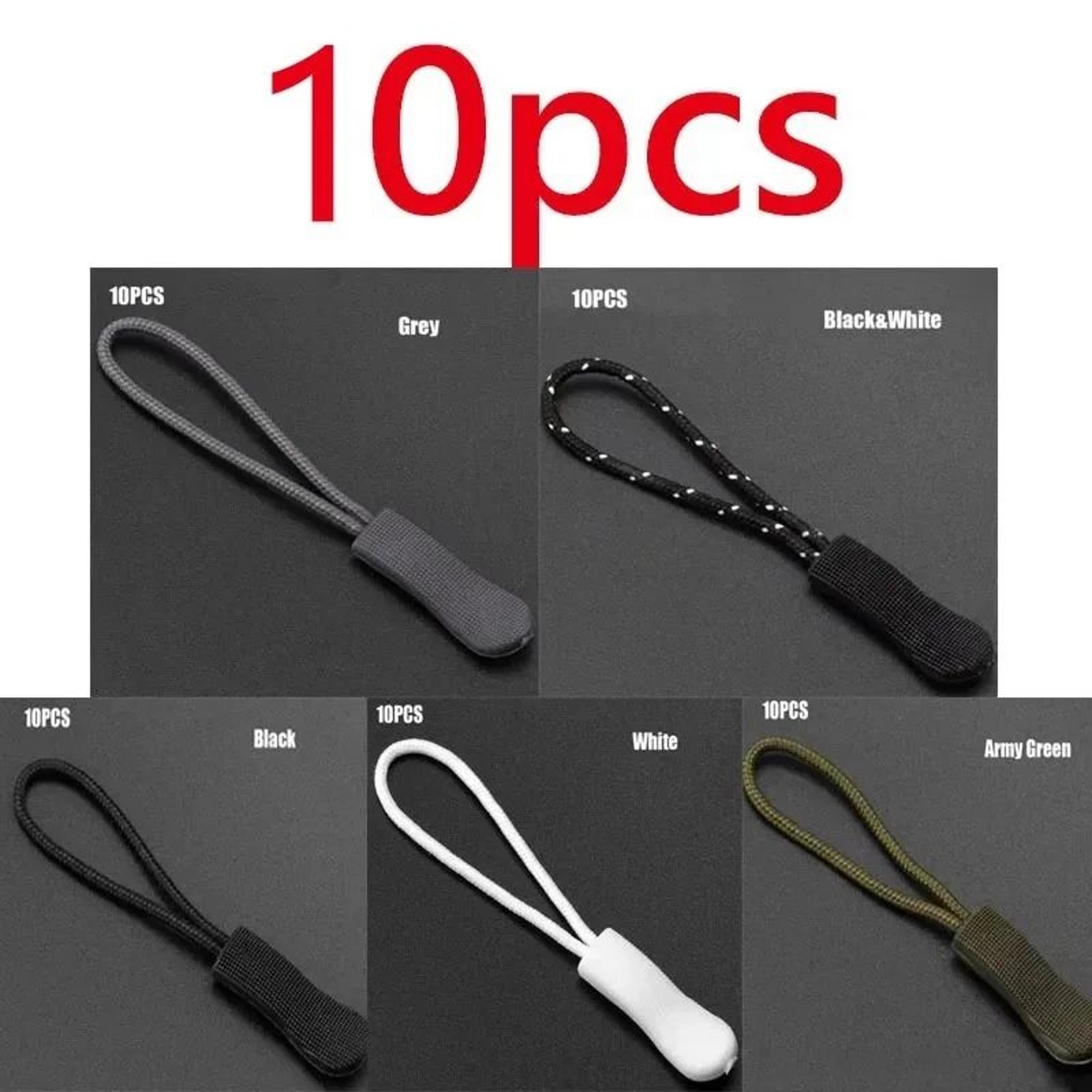Replacement Zipper Pull Cord Ends 10 Pack 11