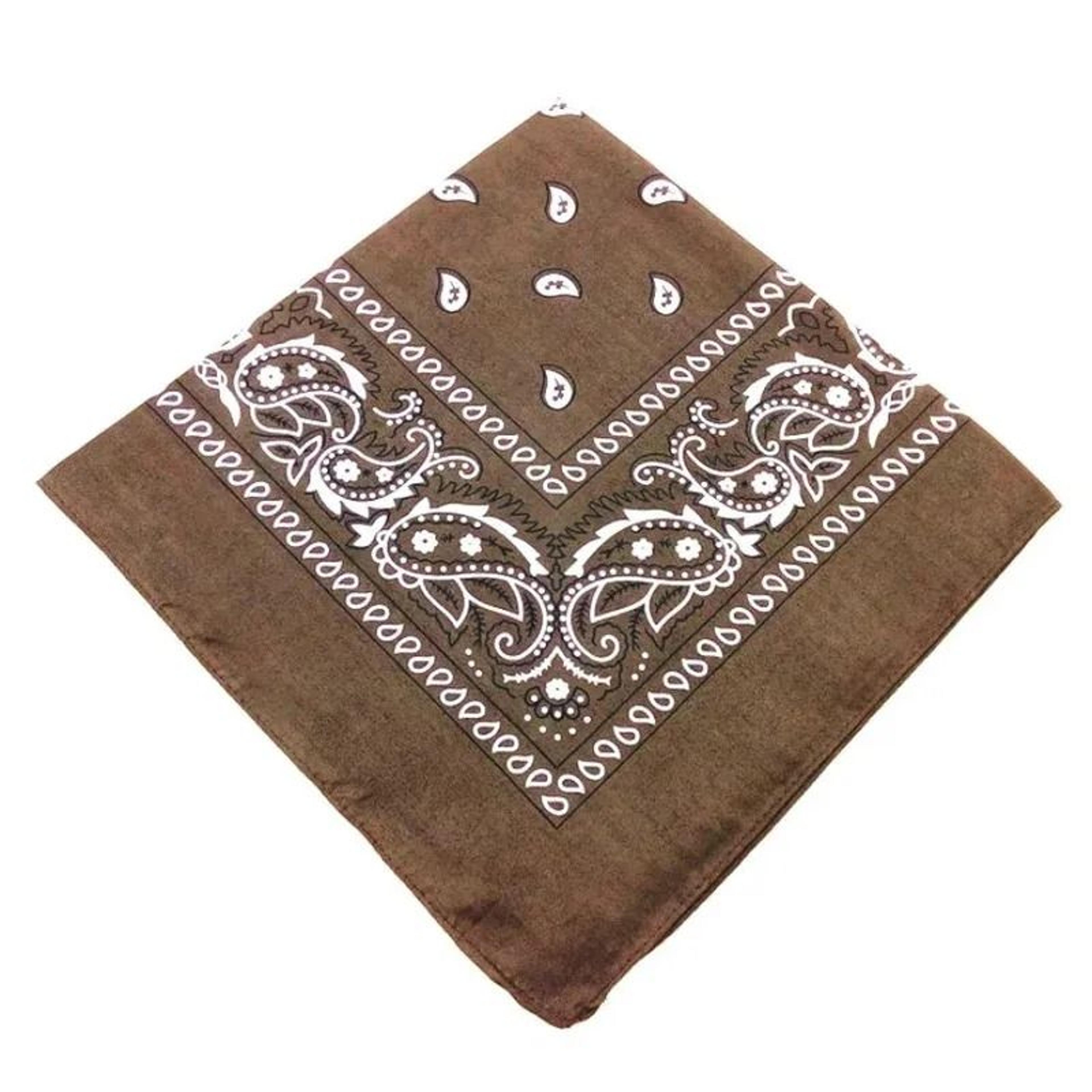 Classic Paisley Hip Hop Square Bandana Scarf 1 2 Or 3 Pack  21 In X 21 In 2