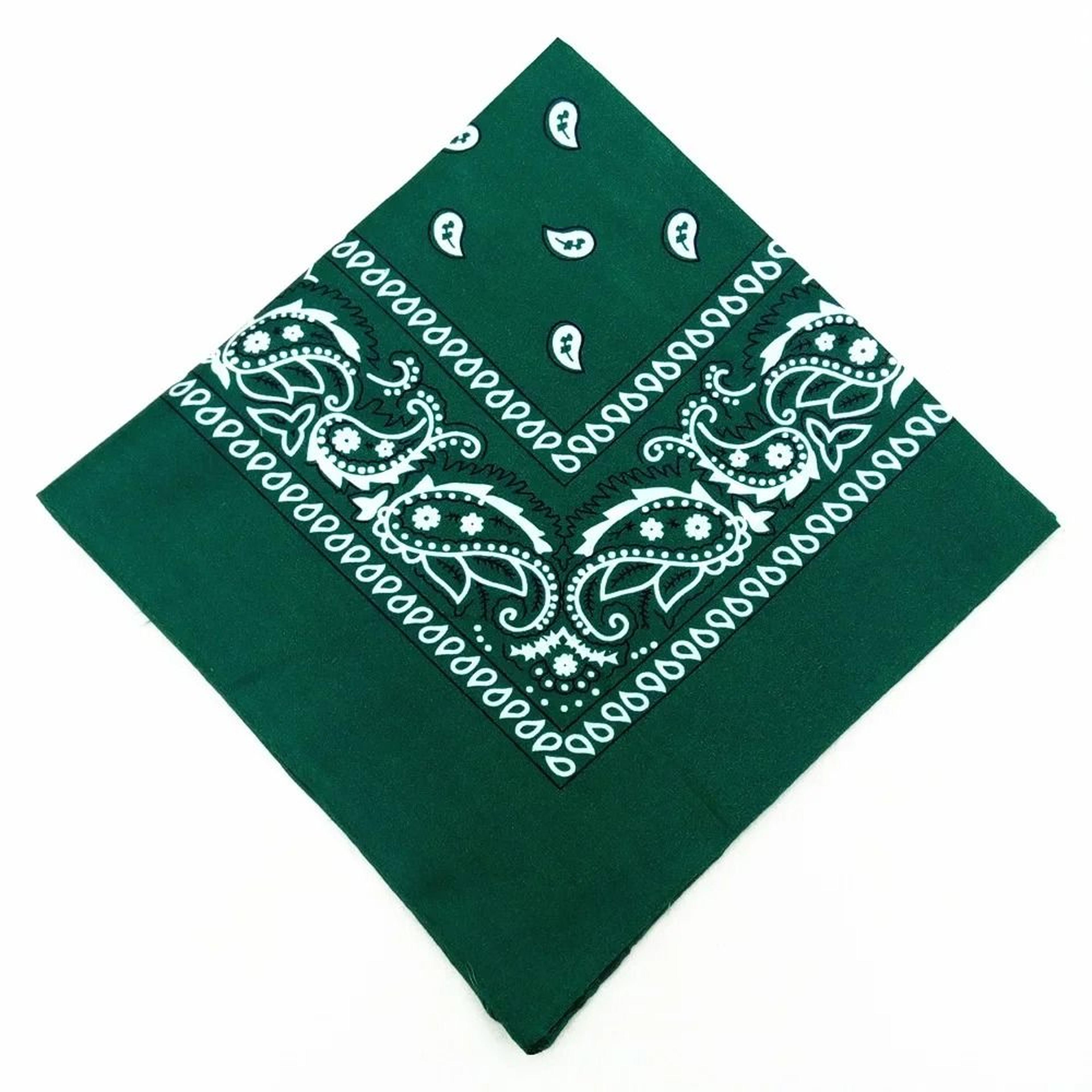 Classic Paisley Hip Hop Square Bandana Scarf 1 2 Or 3 Pack  21 In X 21 In 7