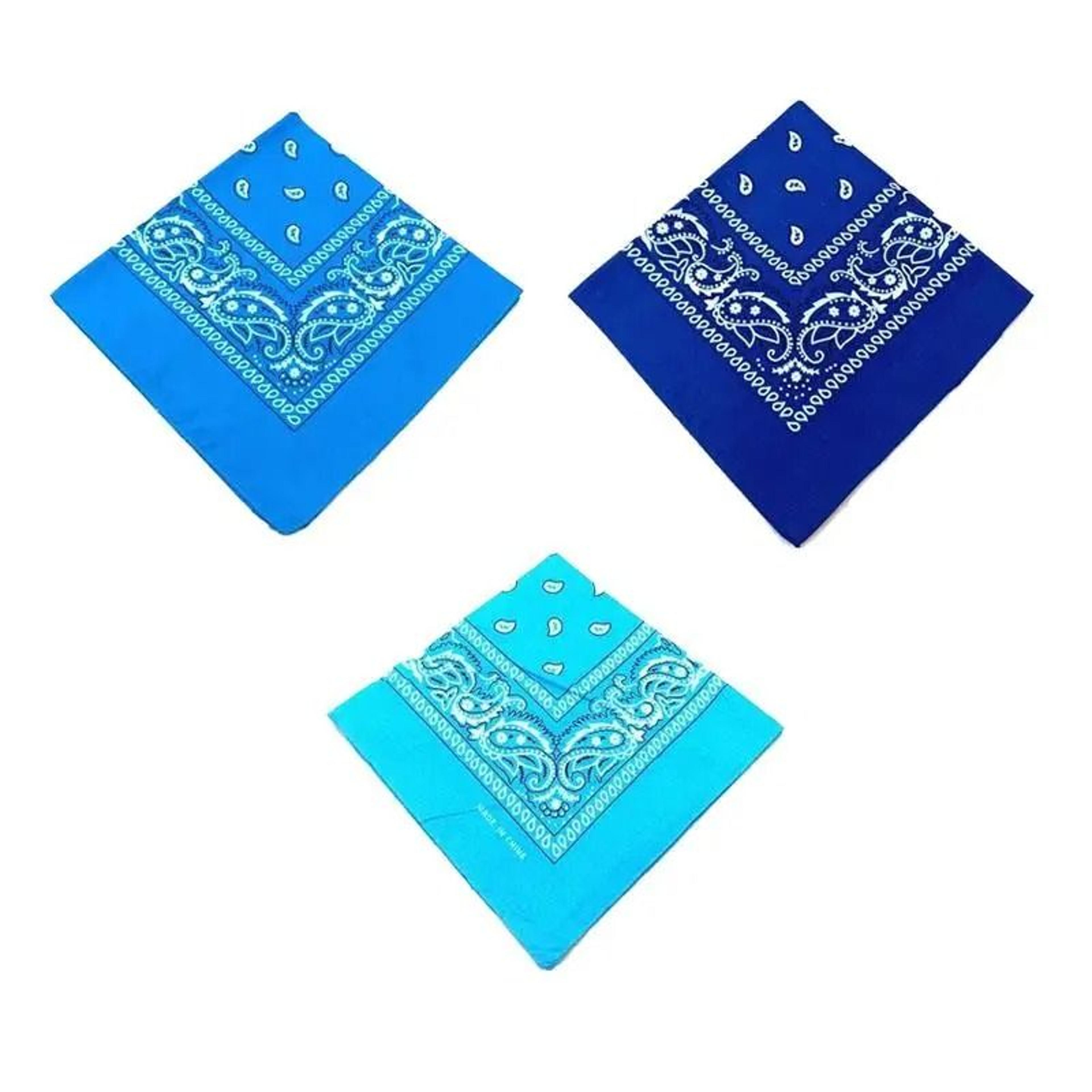 Classic Paisley Hip Hop Square Bandana Scarf 1 2 Or 3 Pack  21 In X 21 In 29