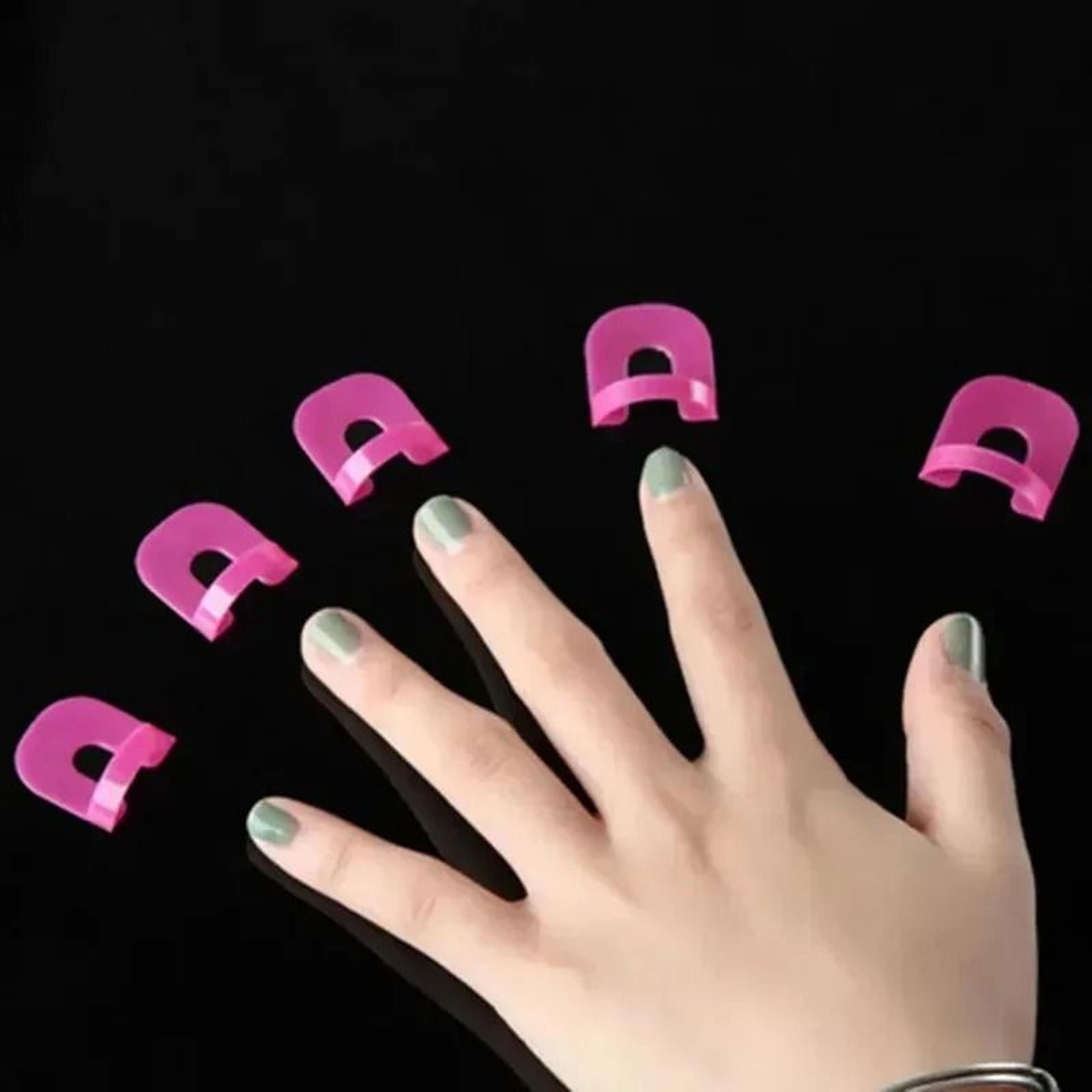 Reusable Nail Polish Finger Protector Guard Set 1 3 Or 6 Sets 2
