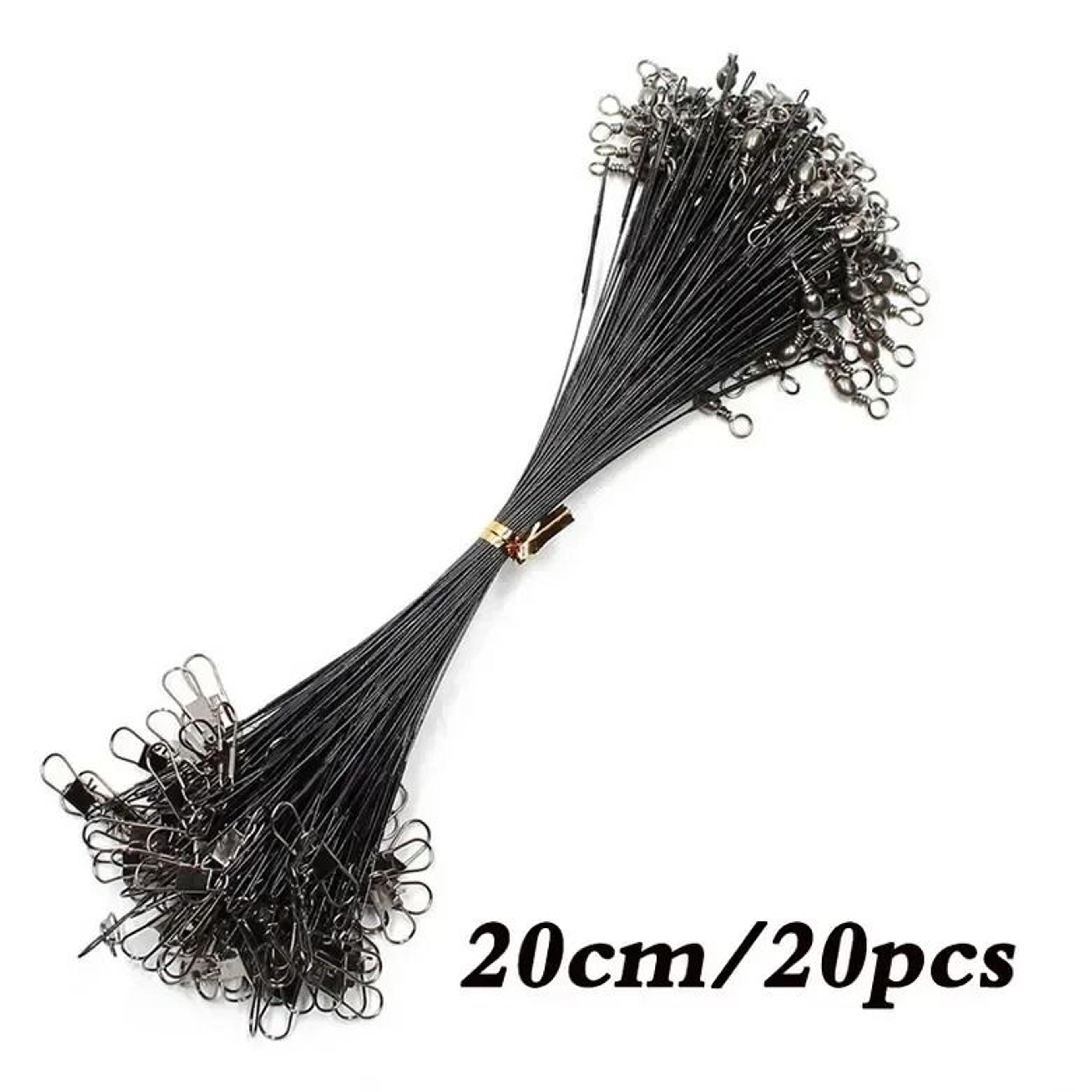 AntiBite Steel Fishing Line Leaders With Swivels 11