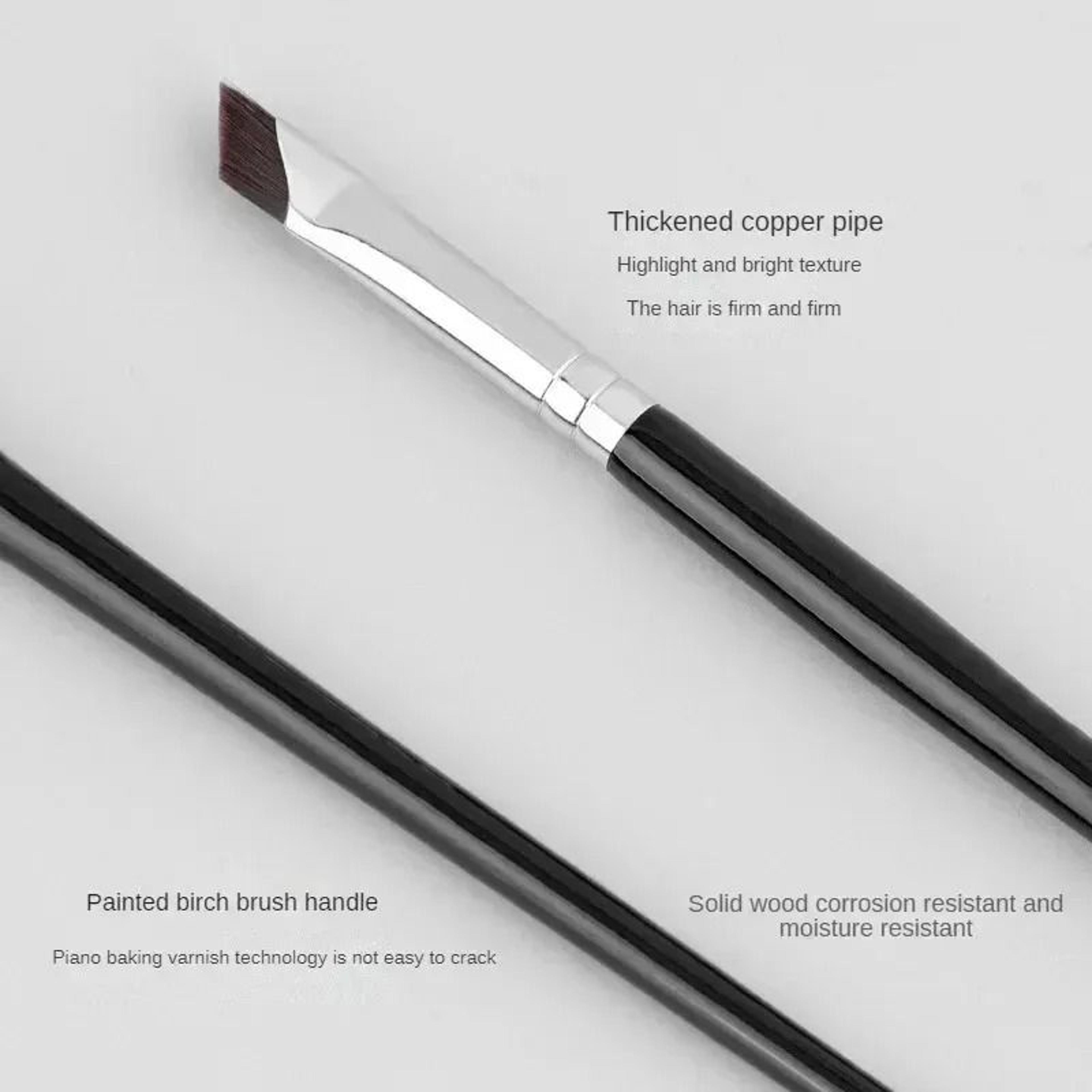 Precision Angled Blade Eyeliner  Eyebrow Makeup Brush 1 Or 5 Pcs 2