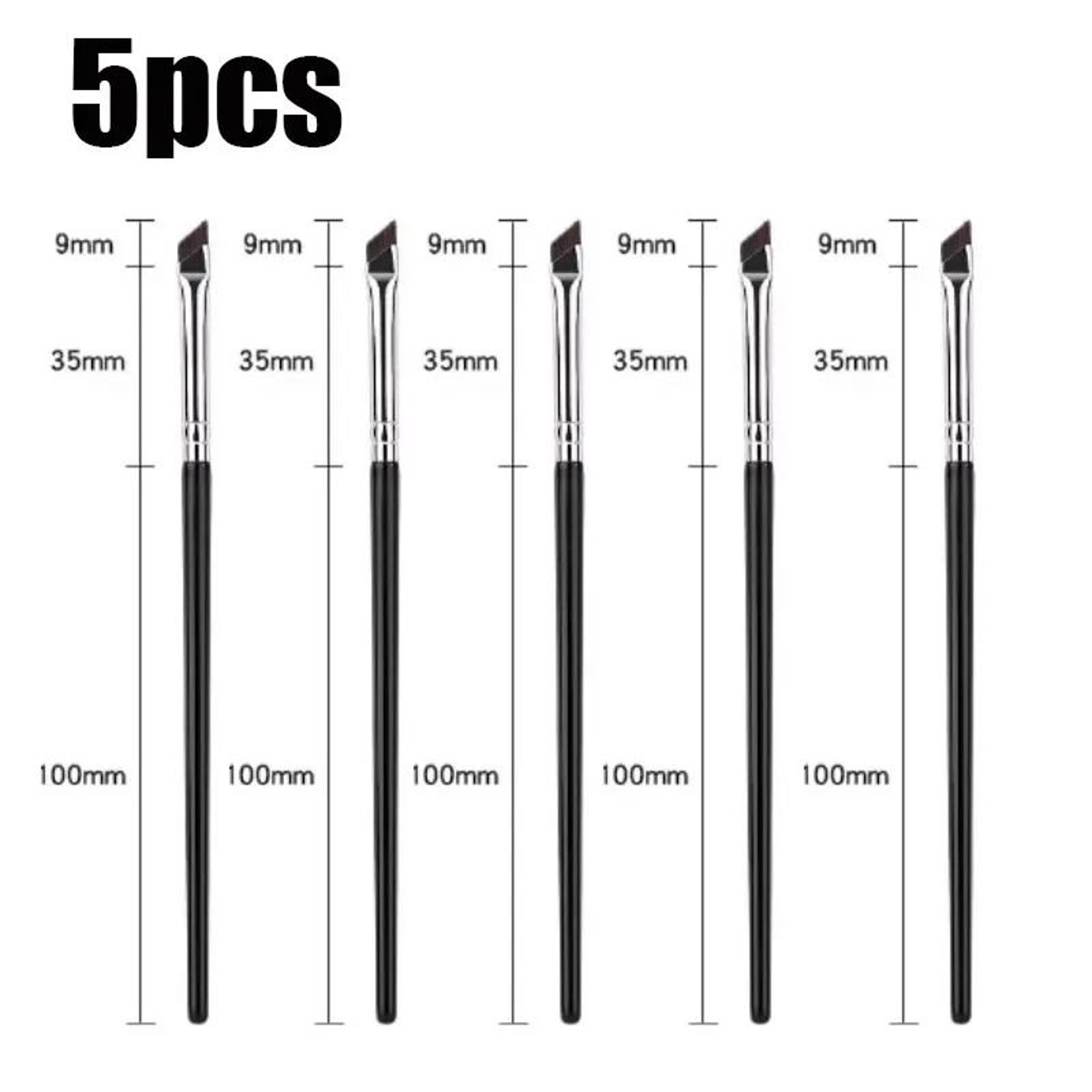 Precision Angled Blade Eyeliner  Eyebrow Makeup Brush 1 Or 5 Pcs 11