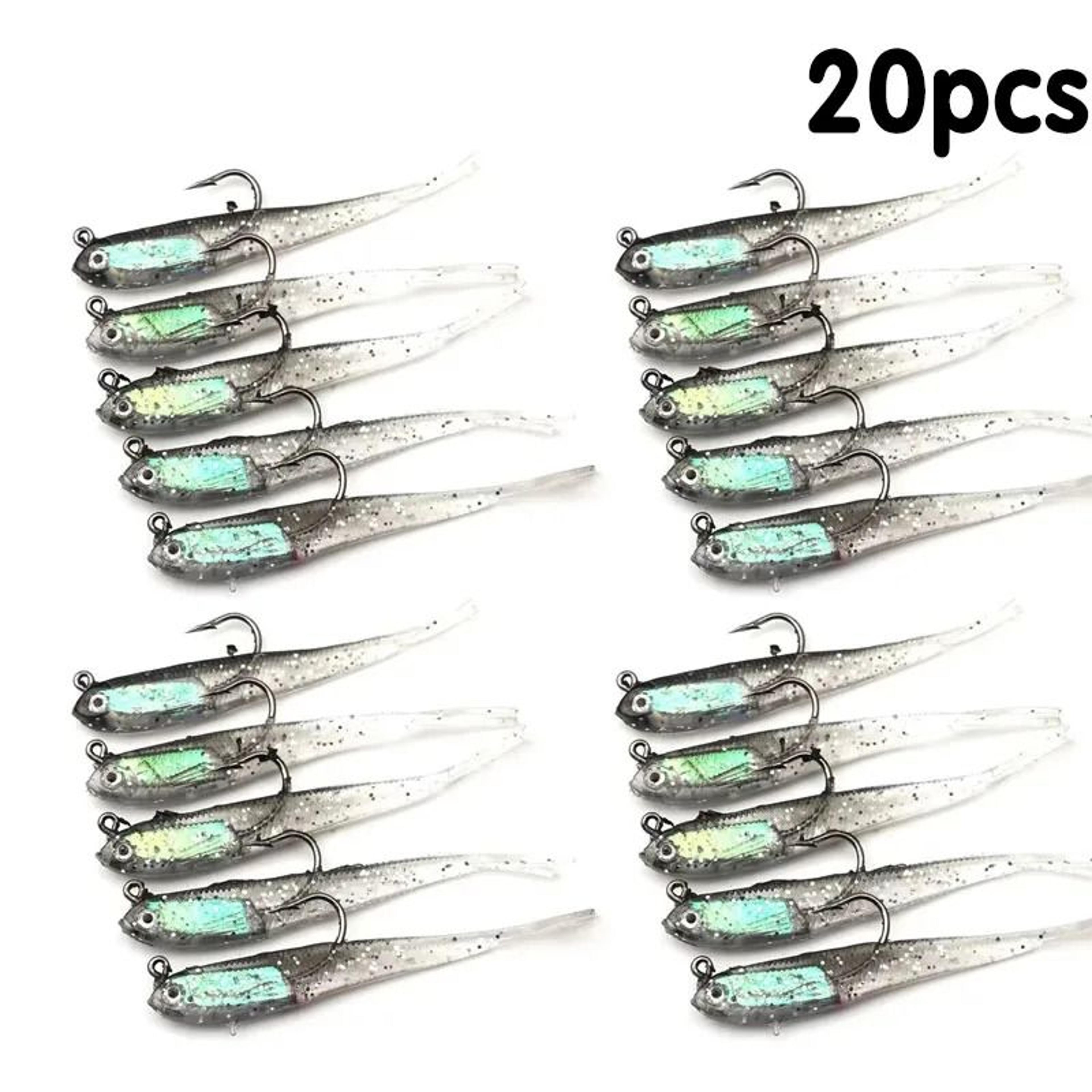Soft Silicone Swimbait Worm Lures 10