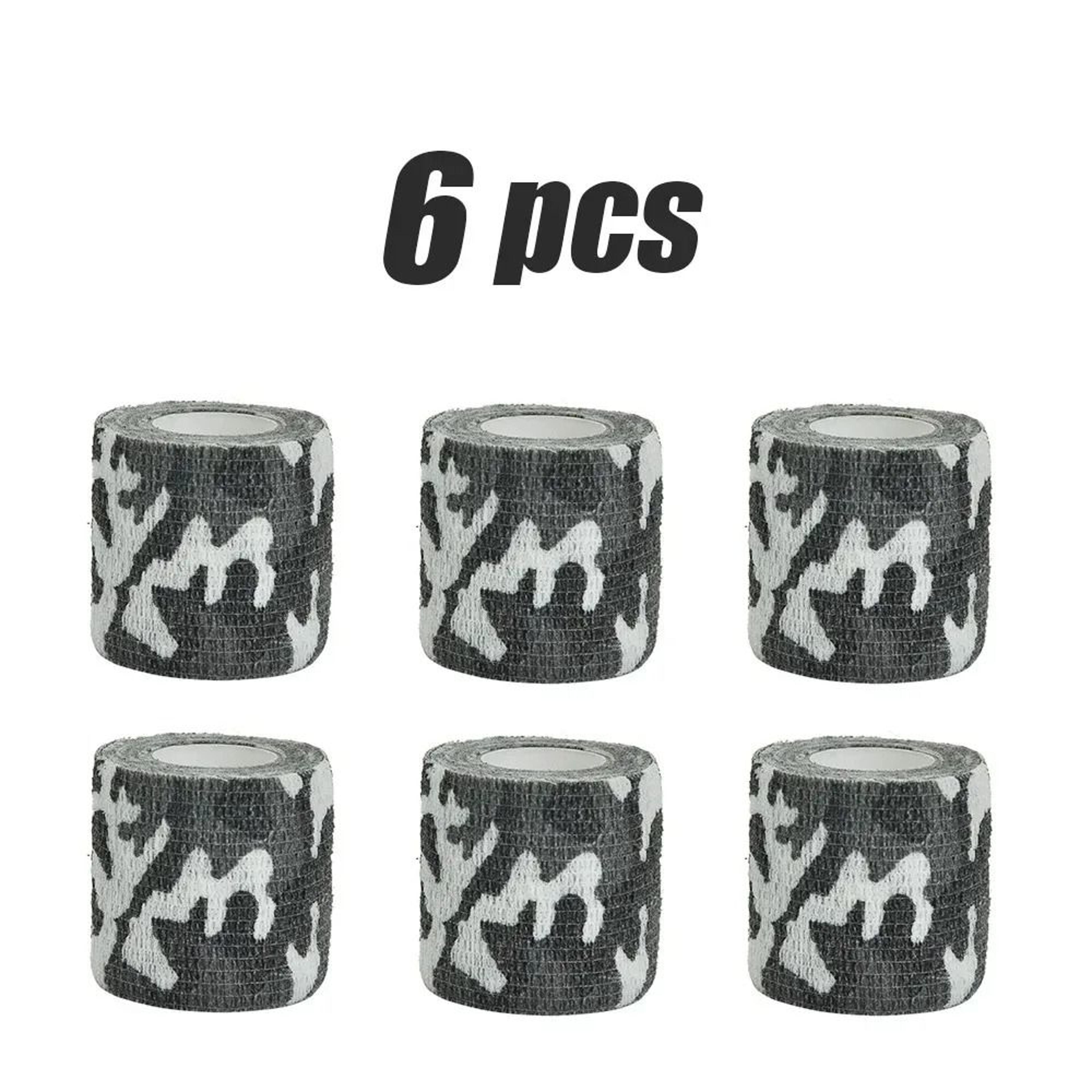Black Outdoor Camouflage Self Adhesive Elastic Bandage Wrap Tape  Multiple Sizes 7