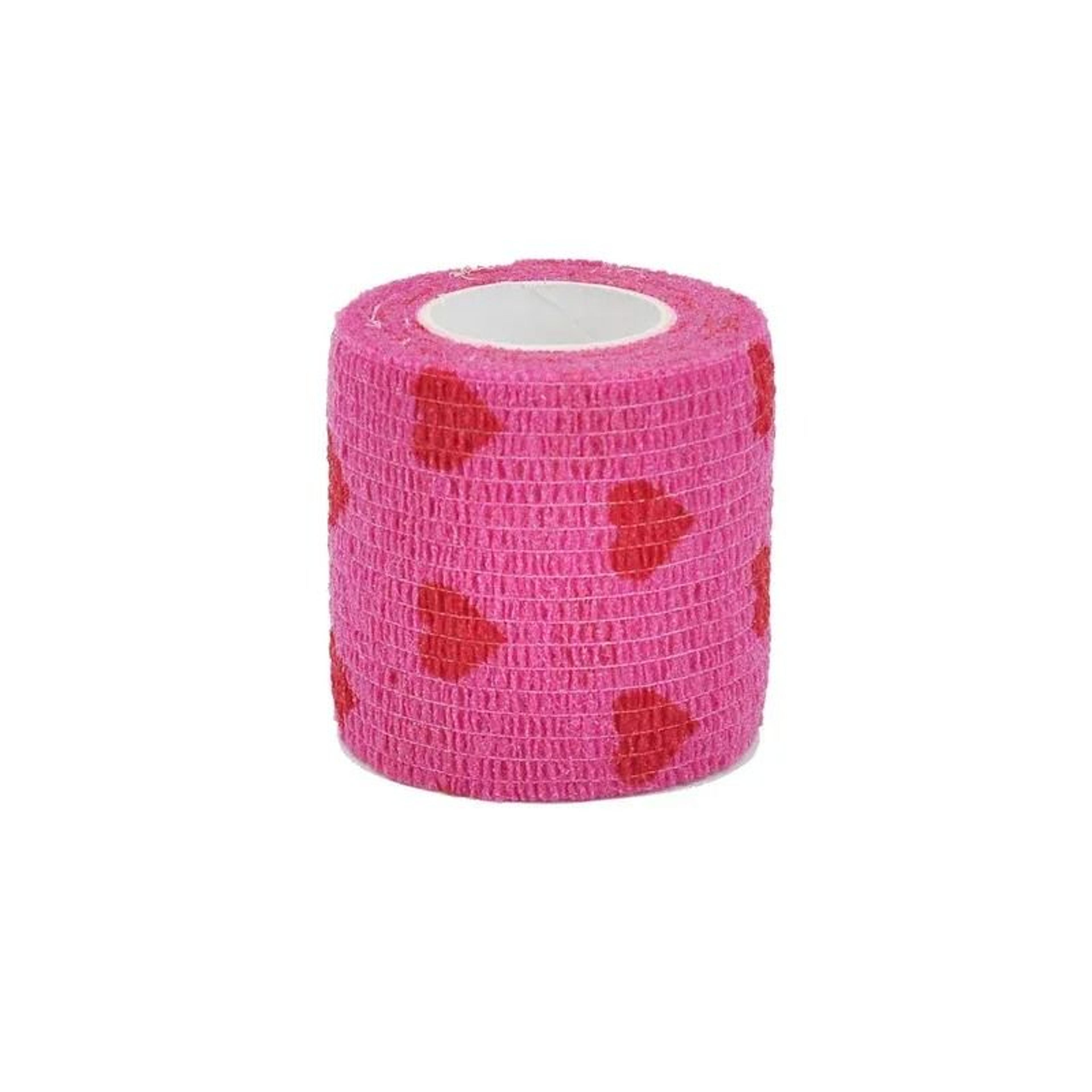 Red Heart Printed Self Adhesive Elastic Bandage Wrap Tape 4