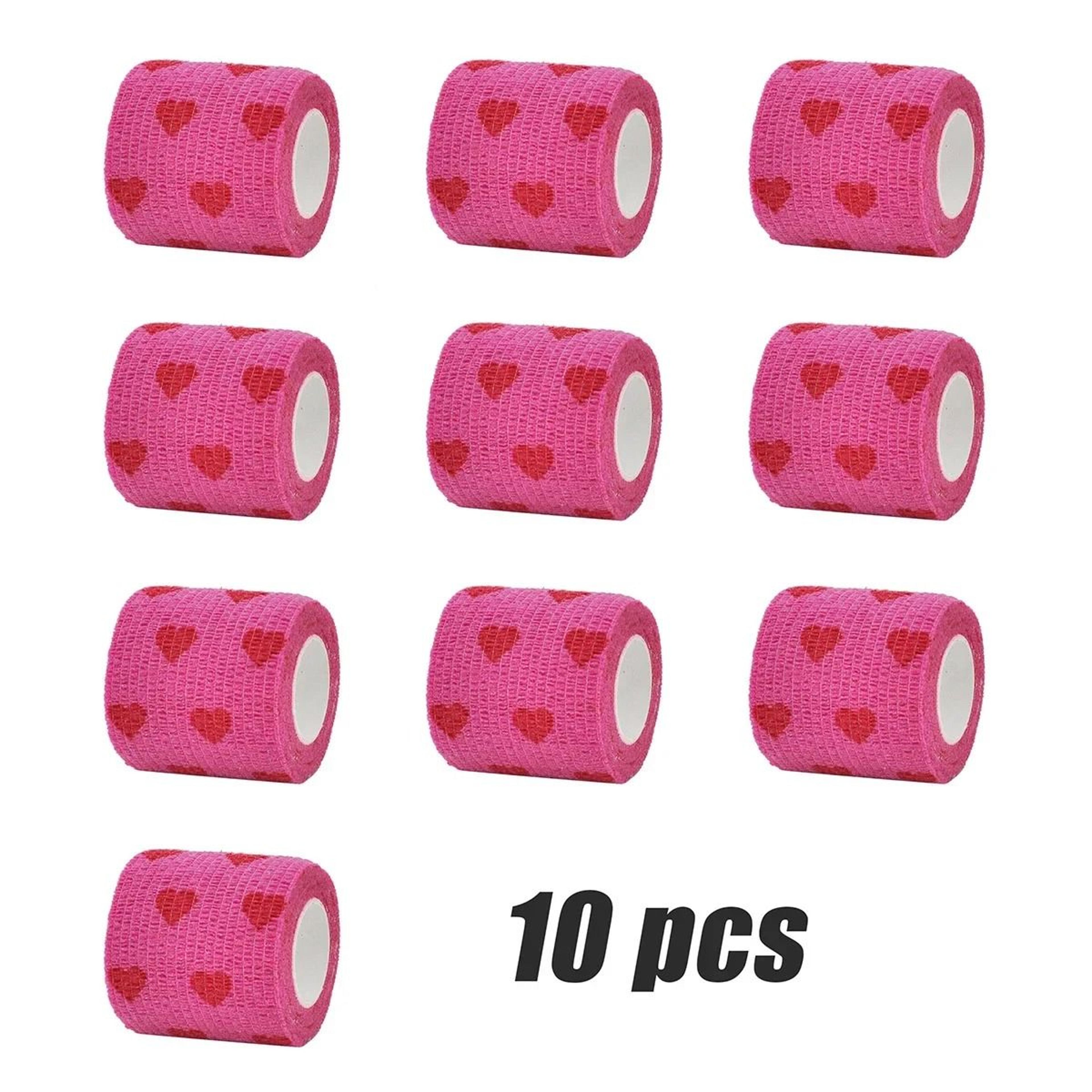 Red Heart Printed Self Adhesive Elastic Bandage Wrap Tape 8