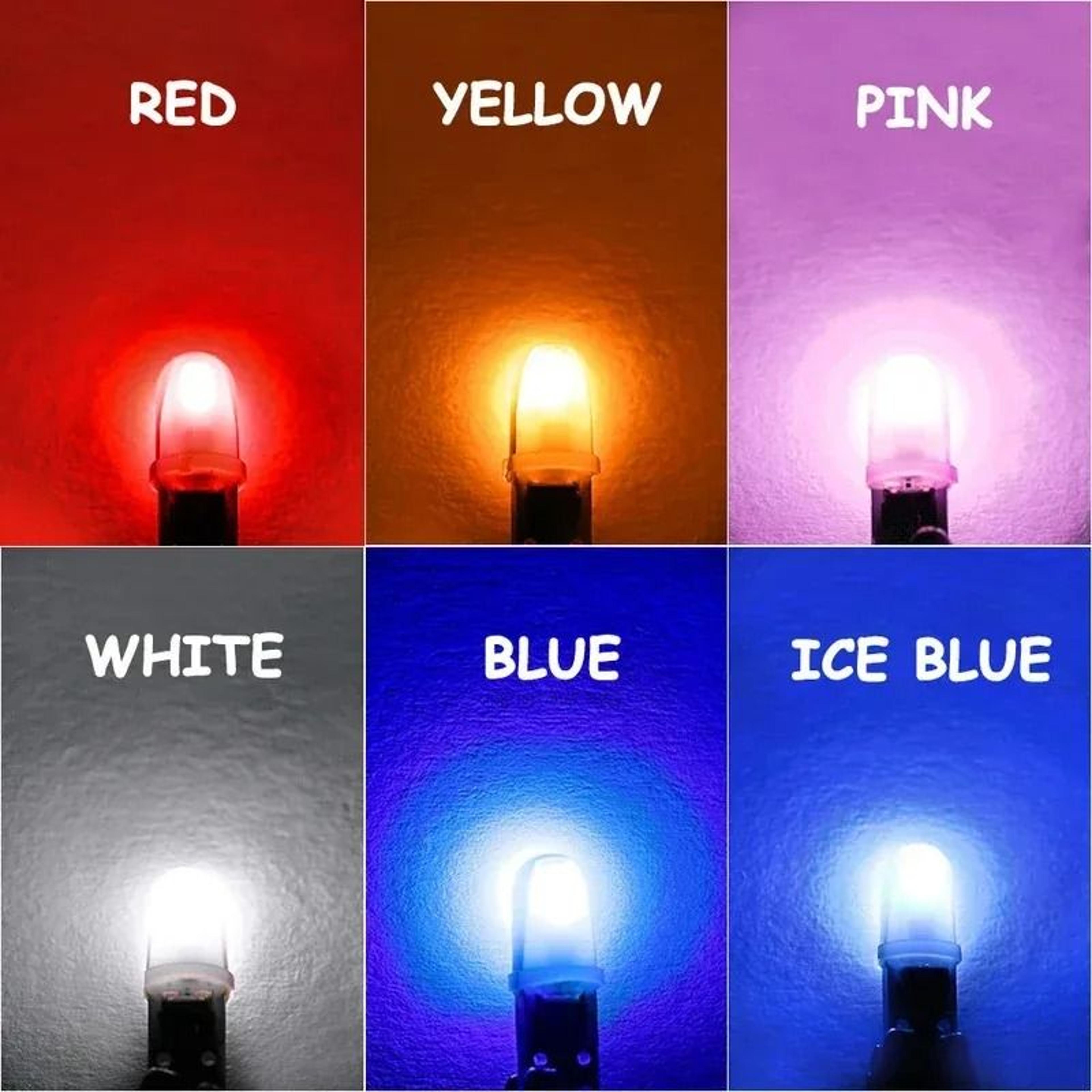 T5 LED Dashboard  Instrument Panel Light Bulbs 10 20 Or 30 Pack  12V White 3014 SMD 5