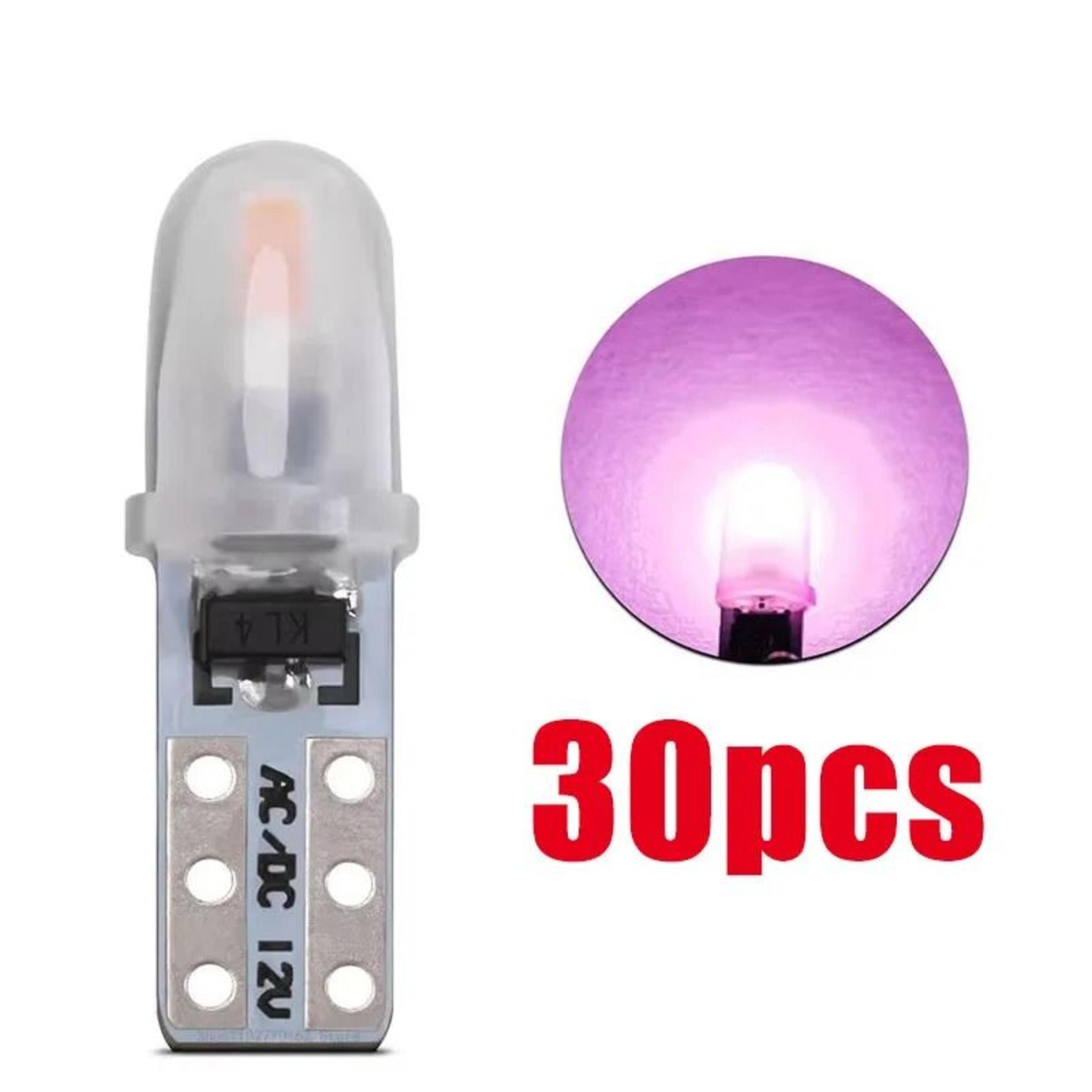 T5 LED Dashboard  Instrument Panel Light Bulbs 10 20 Or 30 Pack  12V White 3014 SMD 21