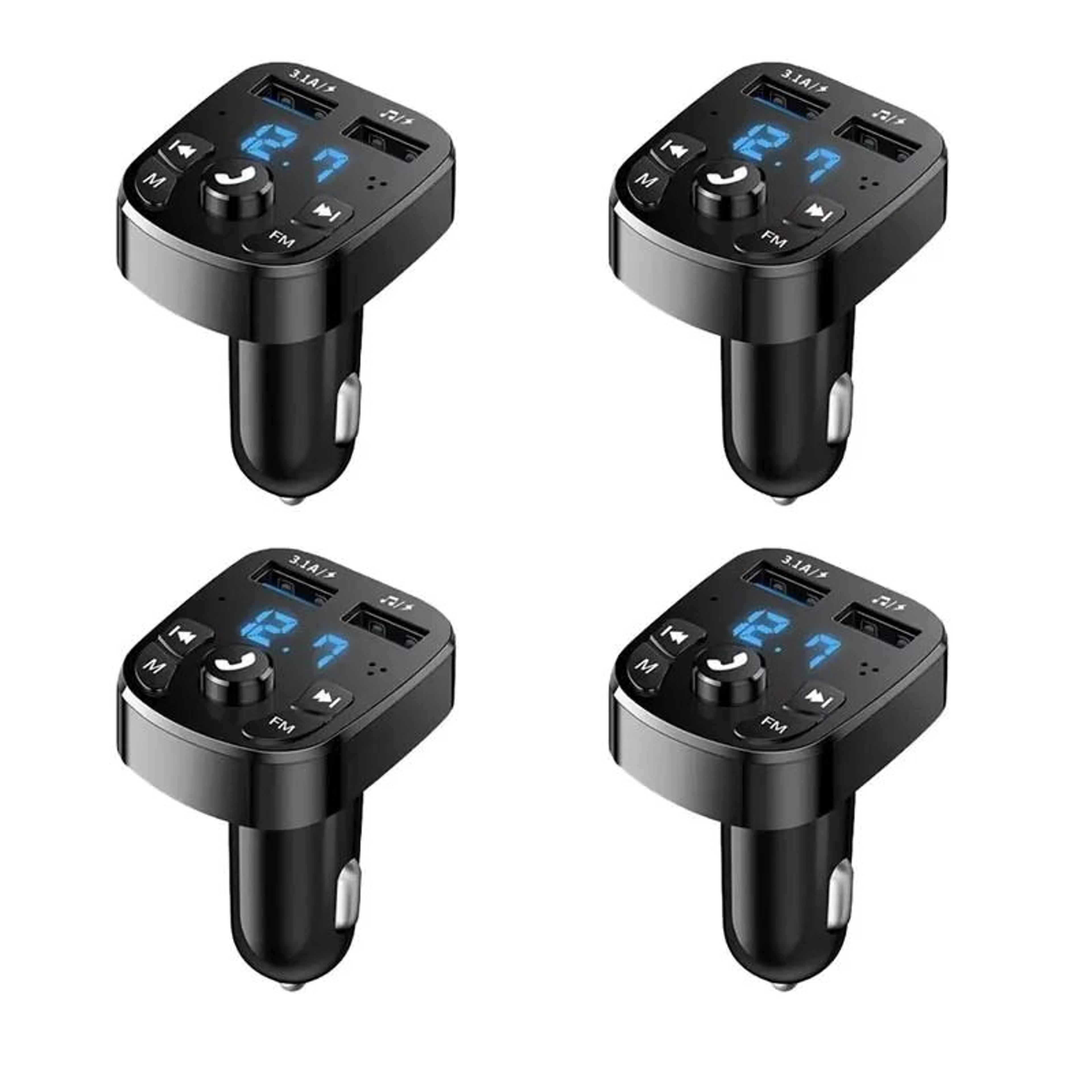 Wireless Bluetooth Car MP3 Player  Transmitter With Dual USB Fast Charging 9