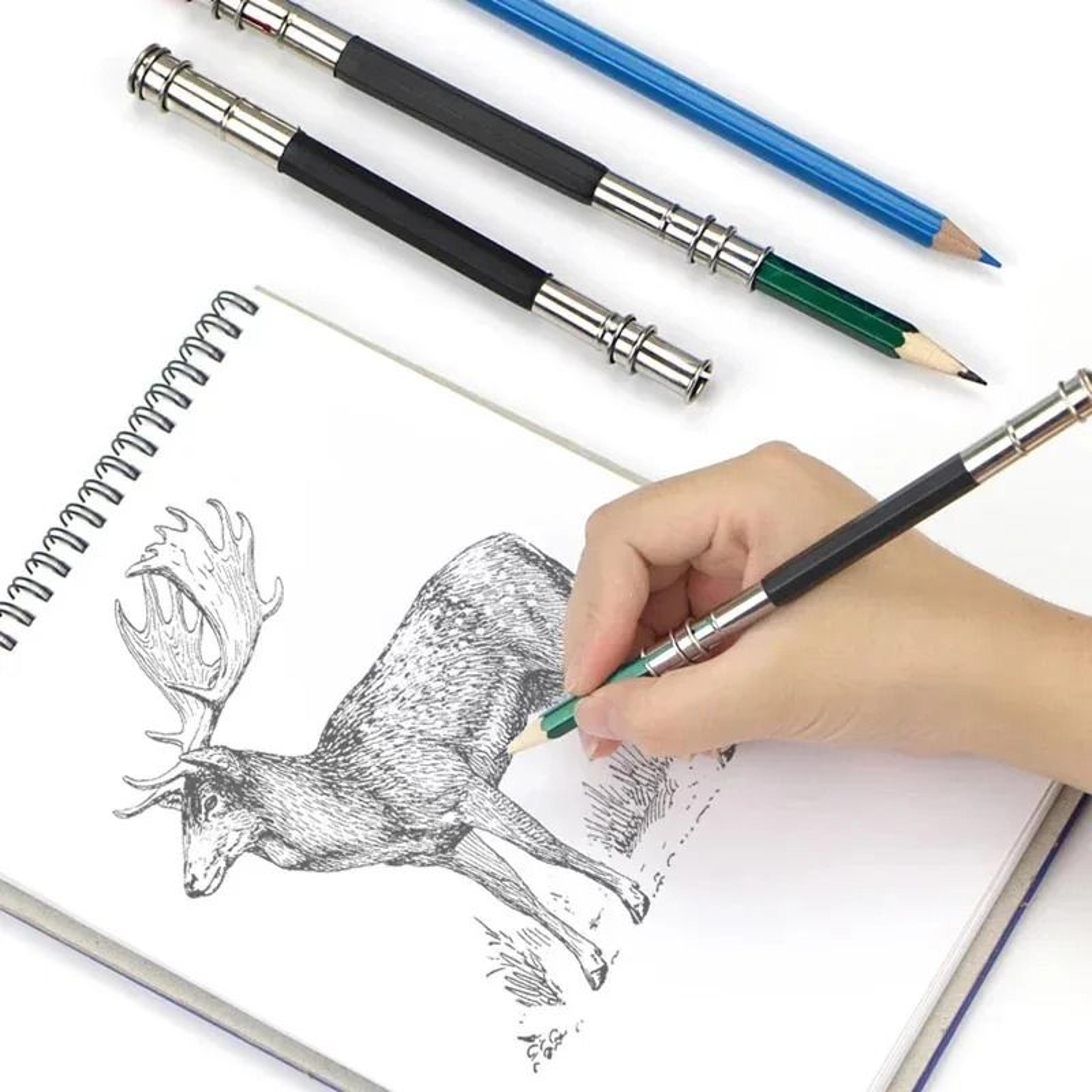 Adjustable Single And Double Headed Pencil Extender Holder 3