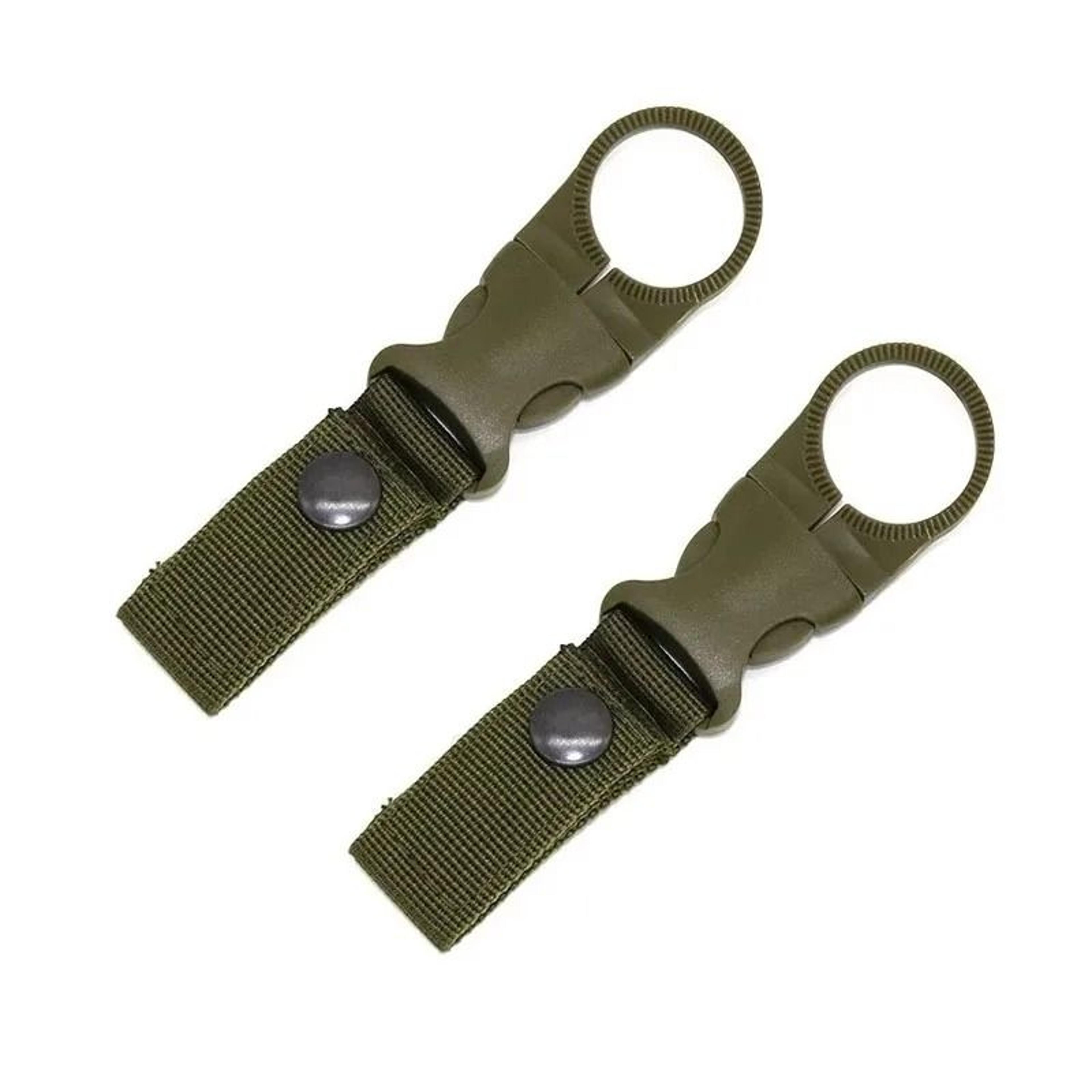 Tactical Nylon Webbing Carabiner Clip And Water Bottle Belt Hanger 10