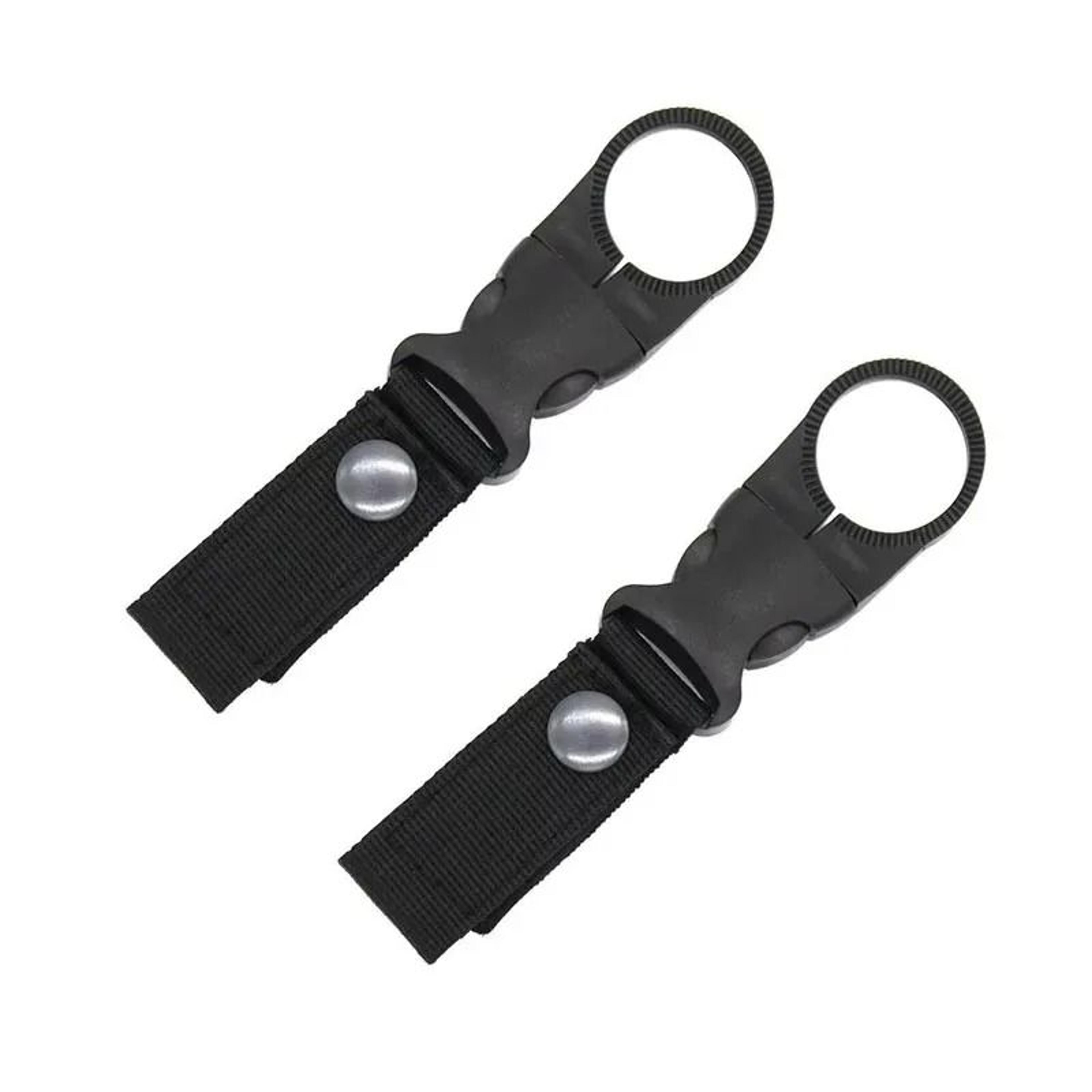 Tactical Nylon Webbing Carabiner Clip And Water Bottle Belt Hanger 11