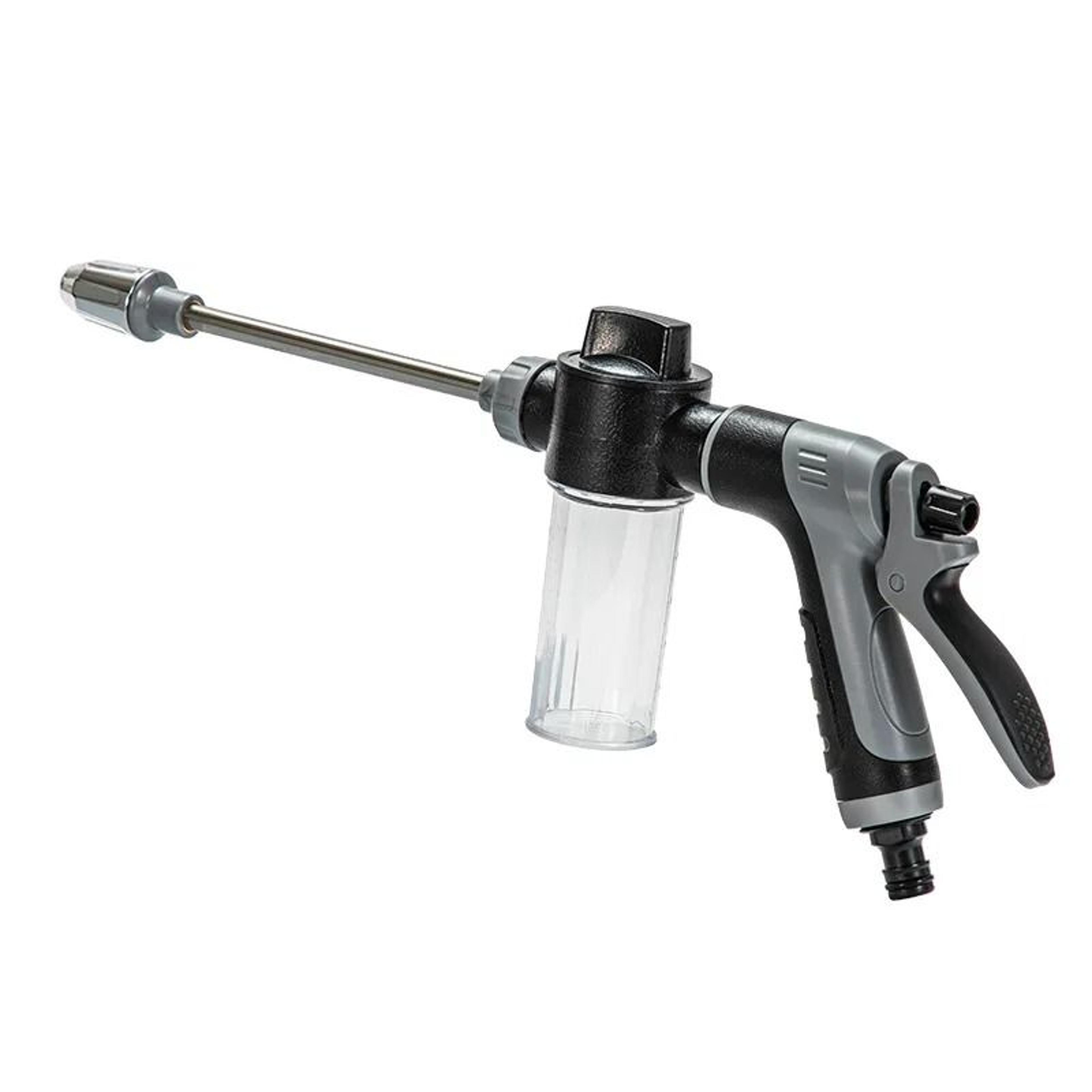 HighPressure Garden Water Spray Gun With BuiltIn Foam Bottle Container 3