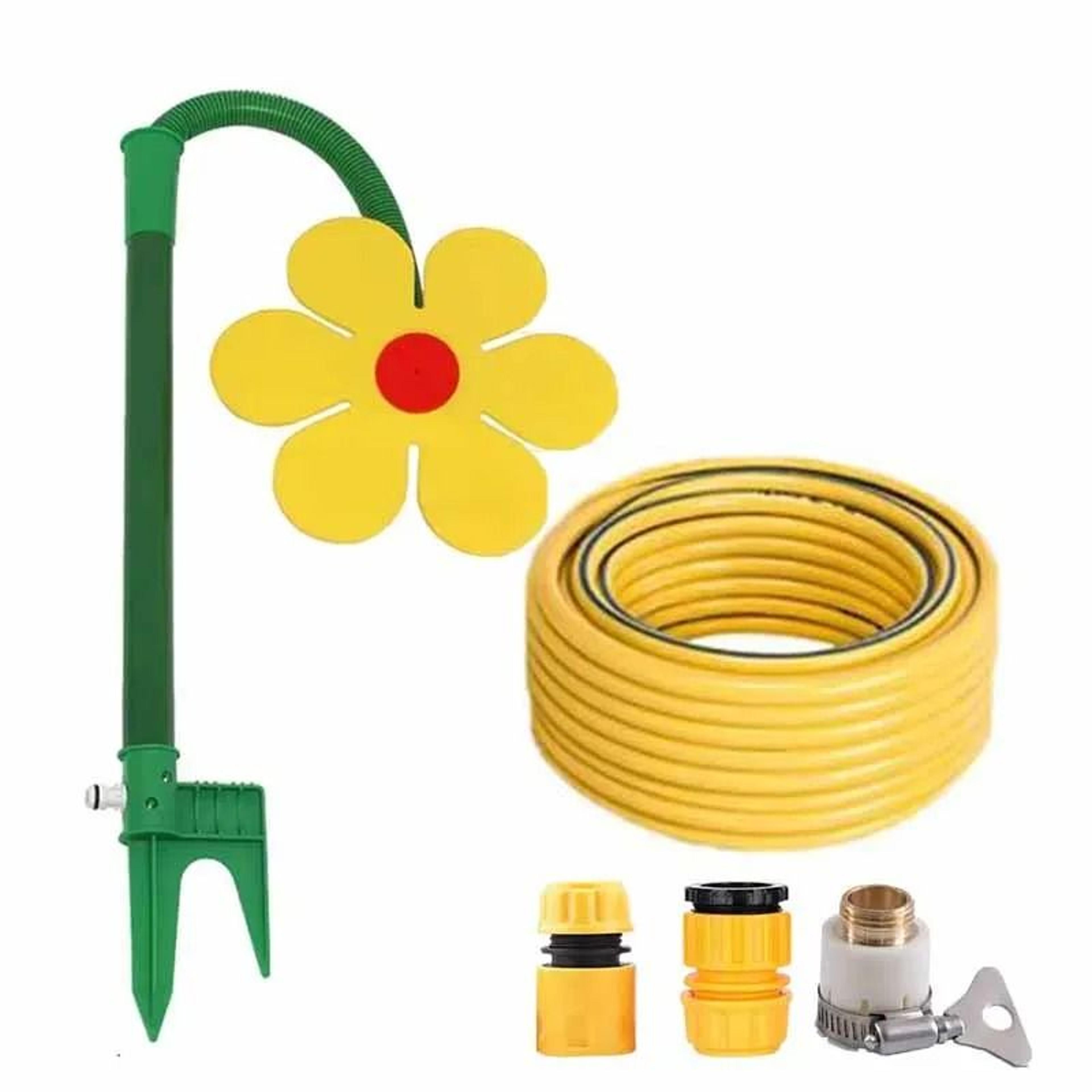 FlowerShaped 720Degree Rotating Crazy Spin Garden  Lawn Sprinkler 8