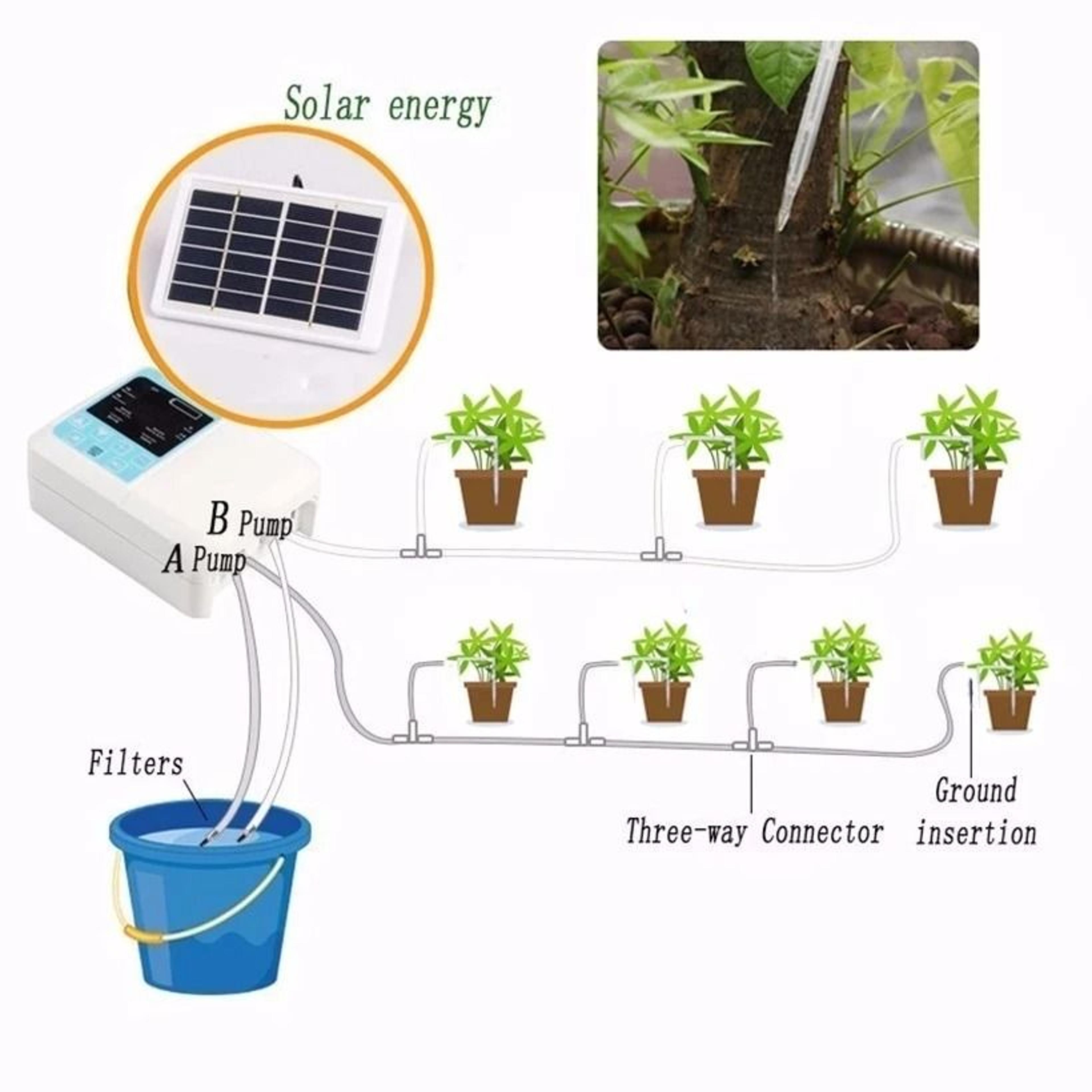 Automatic Irrigation Drip Arrow System Set With Water Hose And Connectors 4