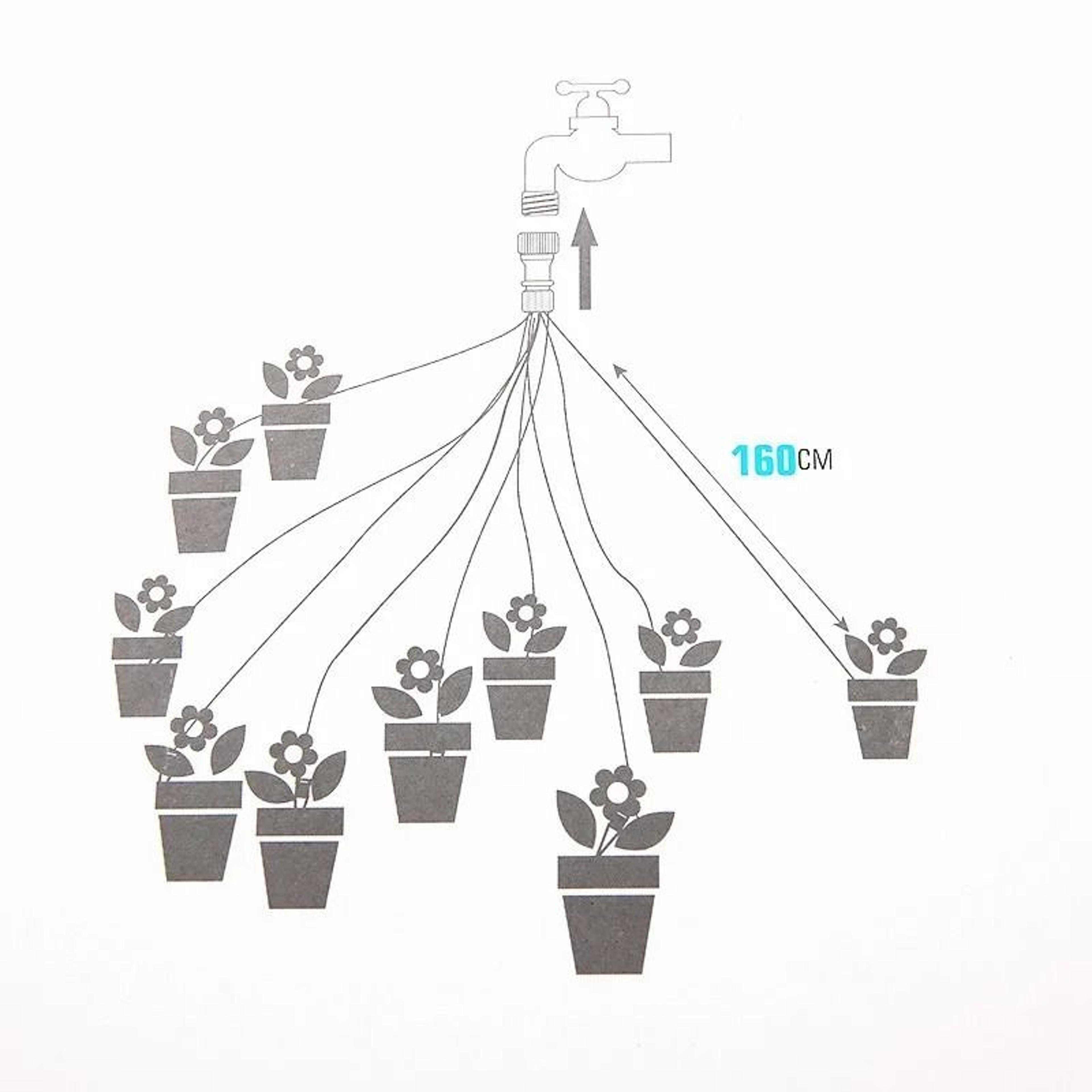 Garden Automatic Drip Irrigation Kit  10 Piece Arrow Dripper Watering System With 52 Foot Tubing 2
