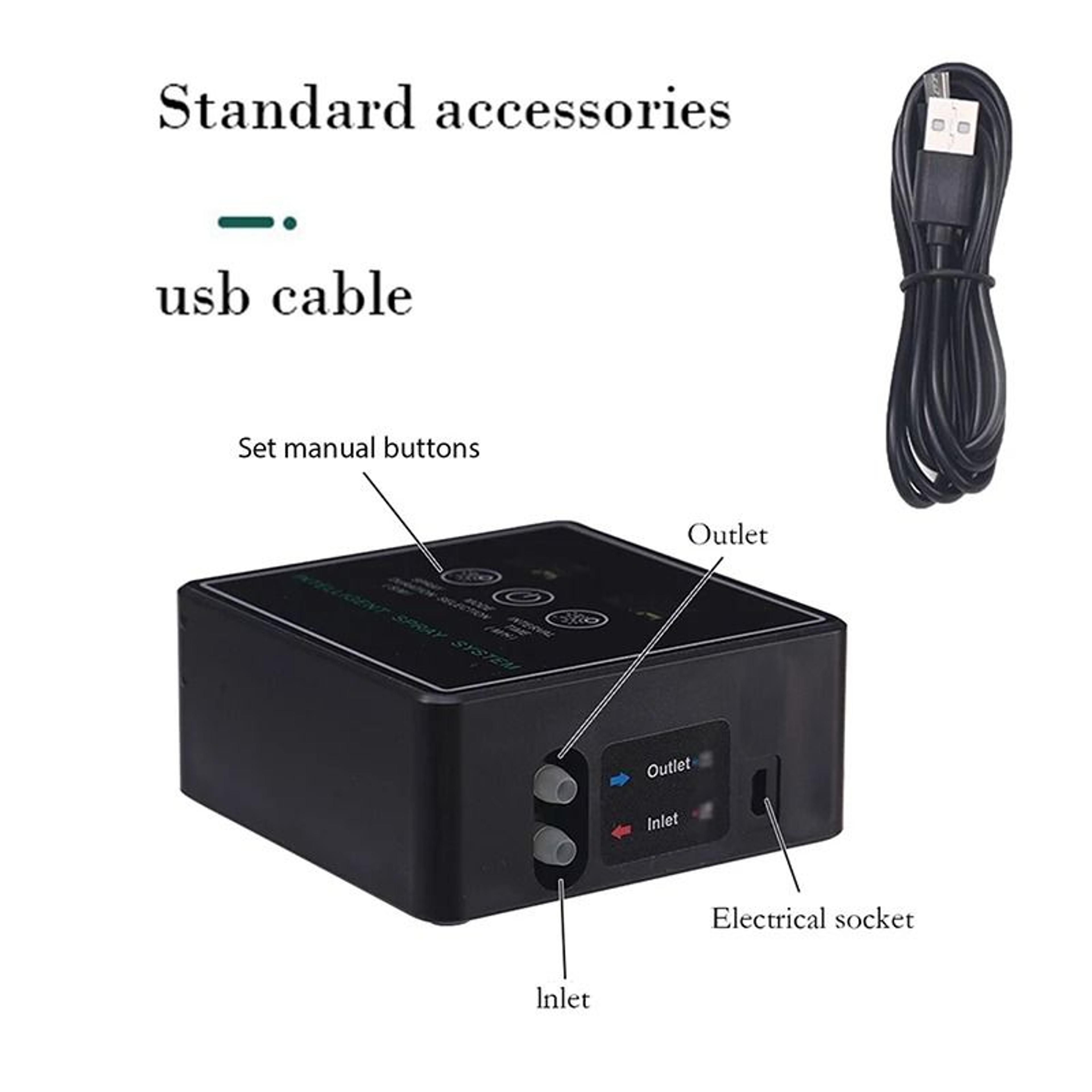 Touch Screen Automatic Rainforest Misting System  Intelligent Timer  Sprinkler Kit For Terrariums 4