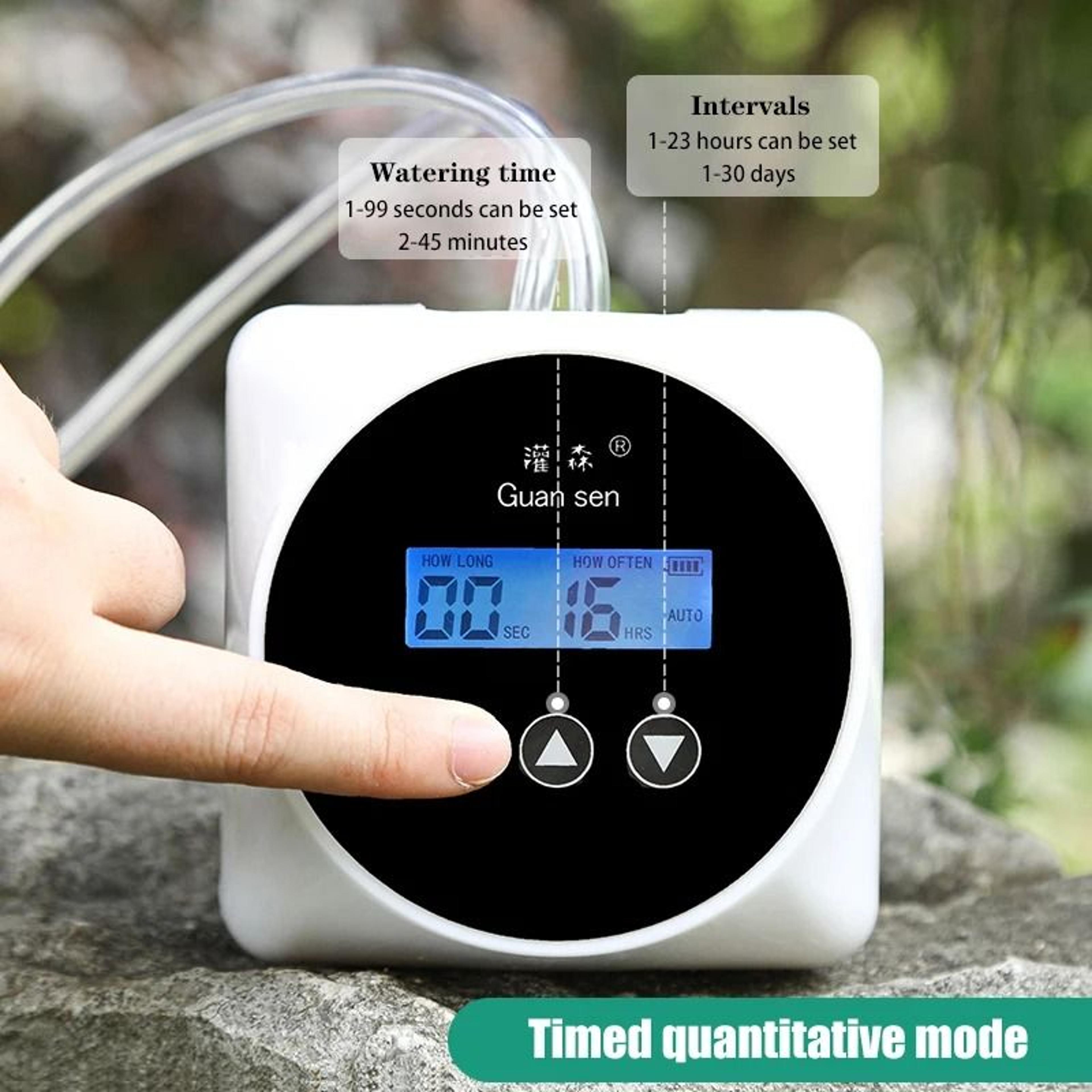 Automatic Drip Irrigation System With Timer Controller  Smart Garden Water Pump Kit For Greenhouse  3