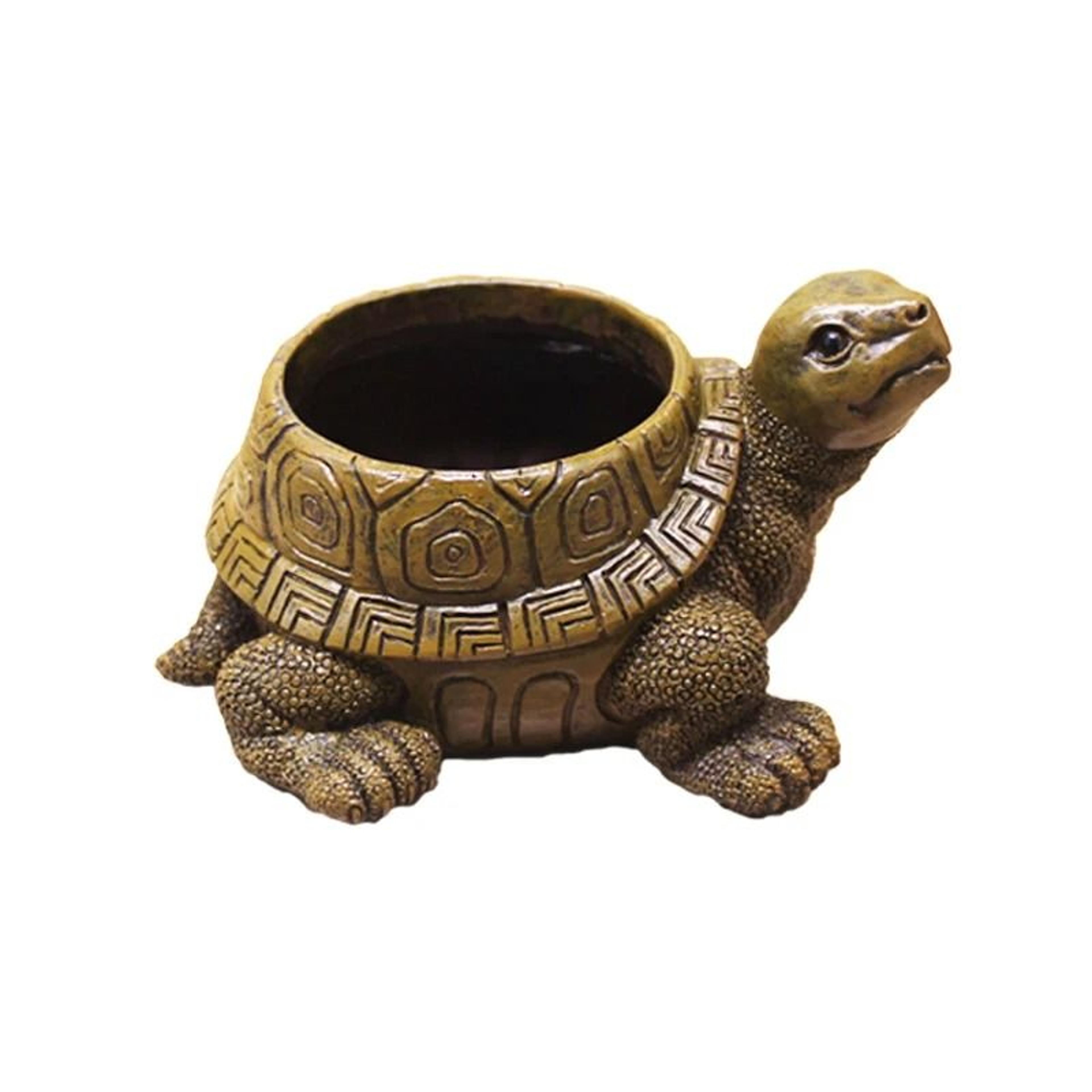 Cartoon Turtle Succulent Flower Pot  Decorative Resin Micro Landscape Planter 7