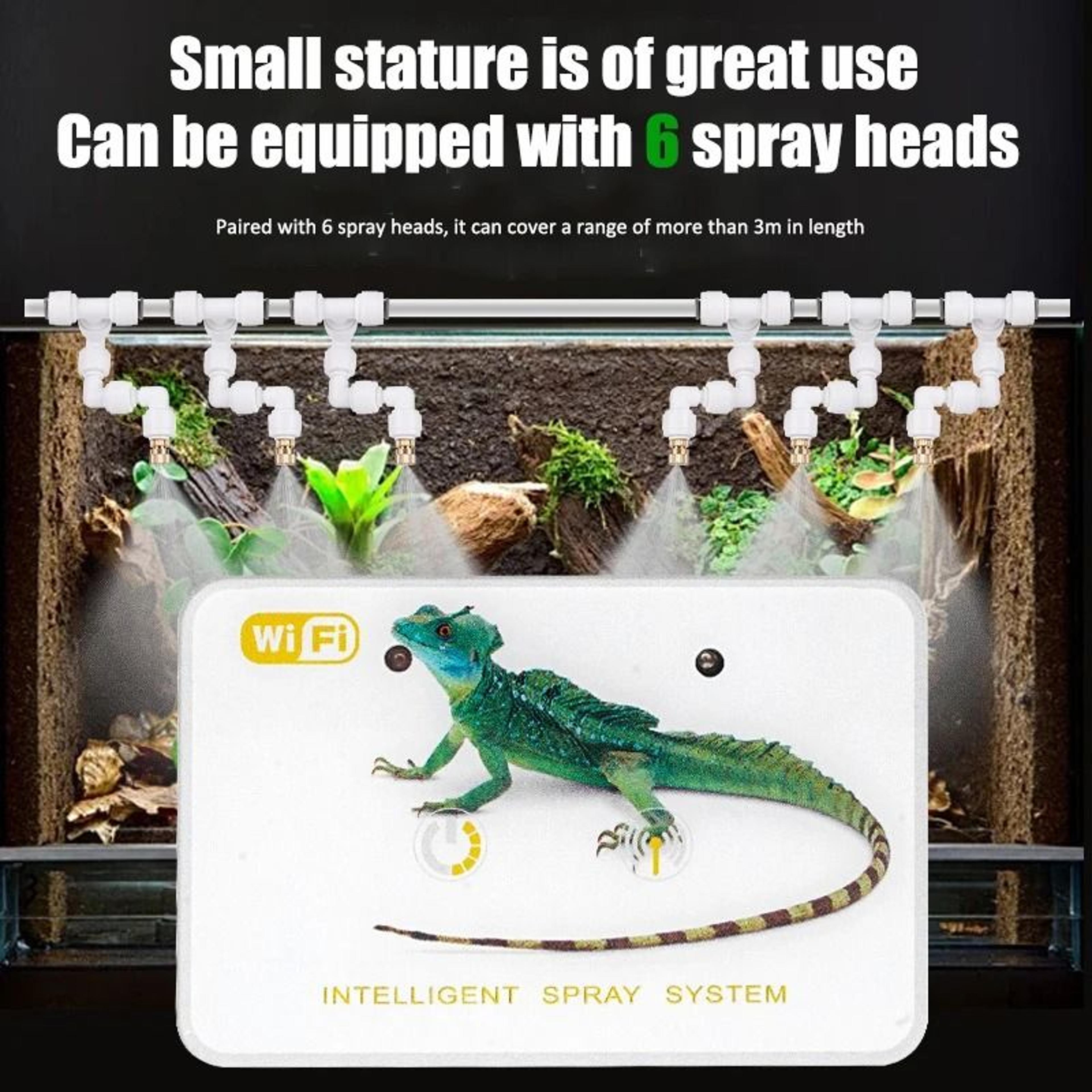 WiFi Smart Reptile Fogger Spray System  Intelligent Terrarium Humidifier With Automatic Mist Sprink 4