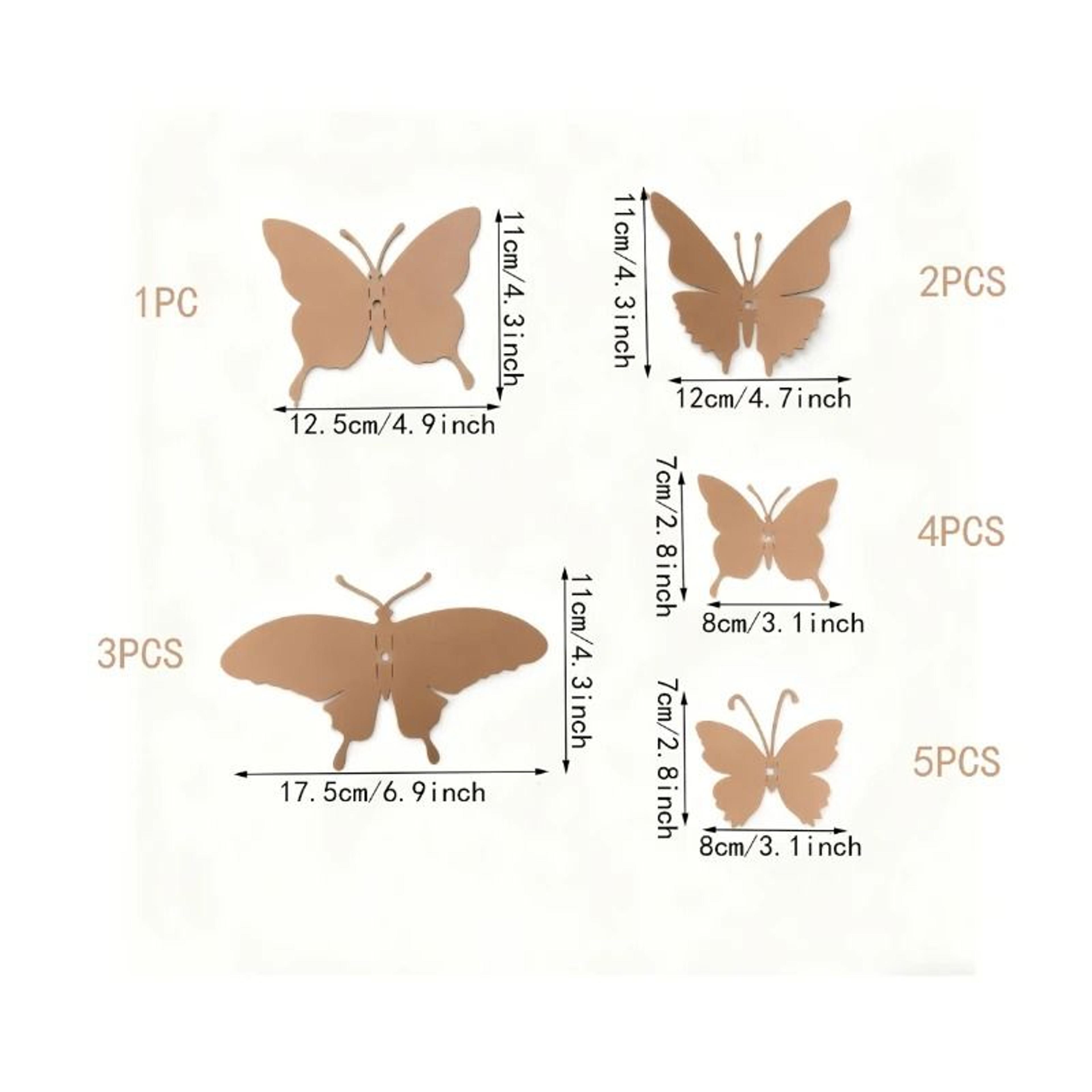 Metal Butterfly Garden Wall Art  Outdoor Hanging Fence Decoration For Patio And Yard 6