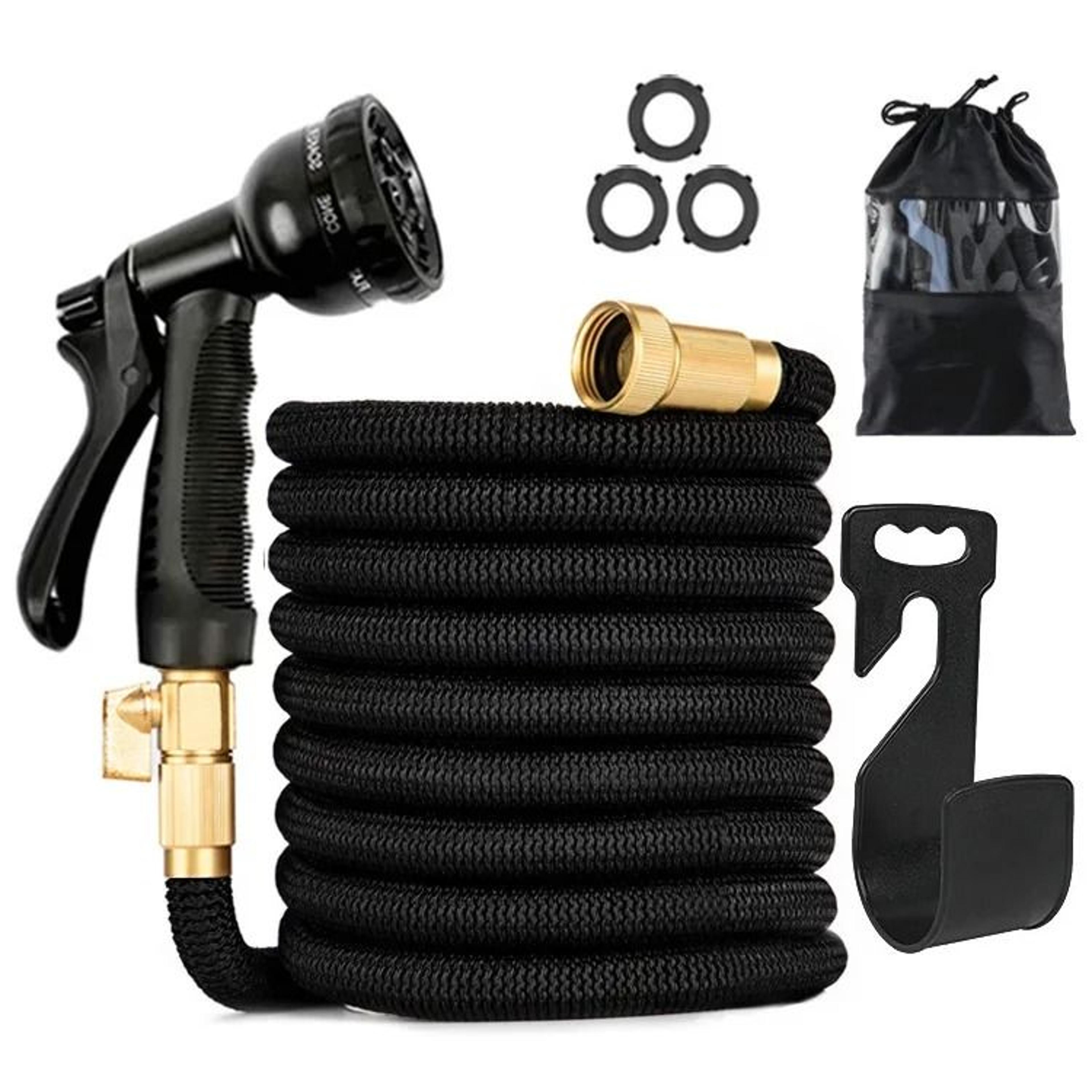 expandable flexible garden water hose – high pressure telescopic hose pipe for car washing and lawn irrigation